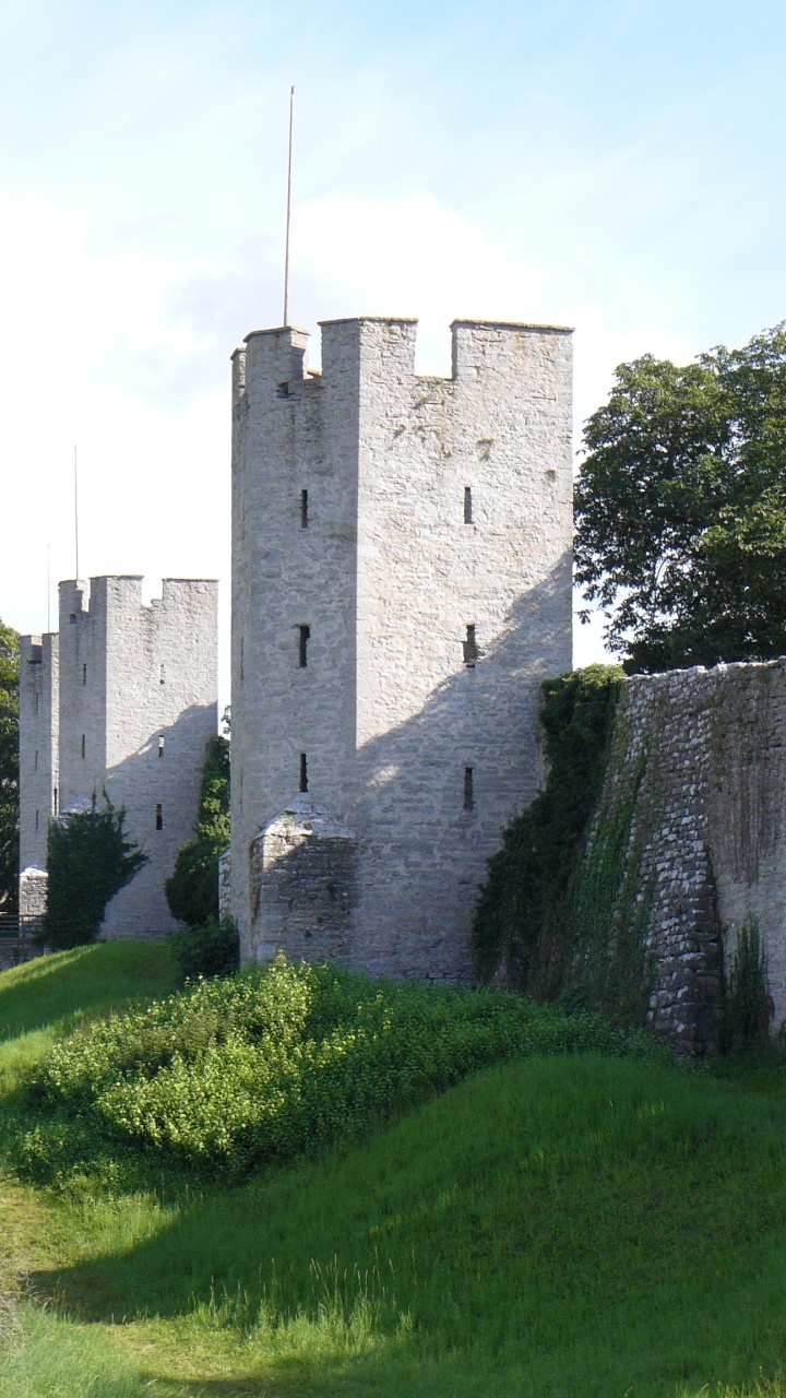 Bâtiment en Béton Gris Sur Terrain D'herbe Verte Pendant la Journée. Wallpaper in 720x1280 Resolution