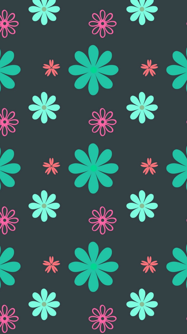 Textile Floral Violet et Blanc. Wallpaper in 720x1280 Resolution