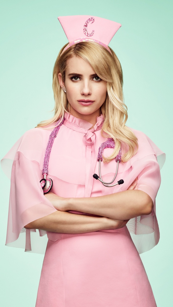 Emma Roberts, Pink, Vêtement, Costume, Peau. Wallpaper in 720x1280 Resolution