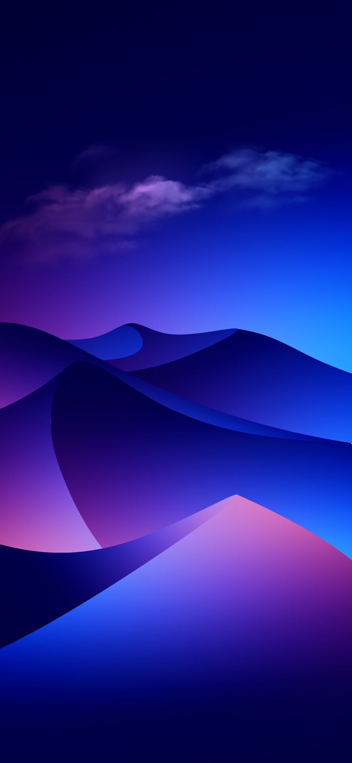 Atmosphère, Azure, Purple, Paysage Naturel, Pente. Wallpaper in 1125x2436 Resolution