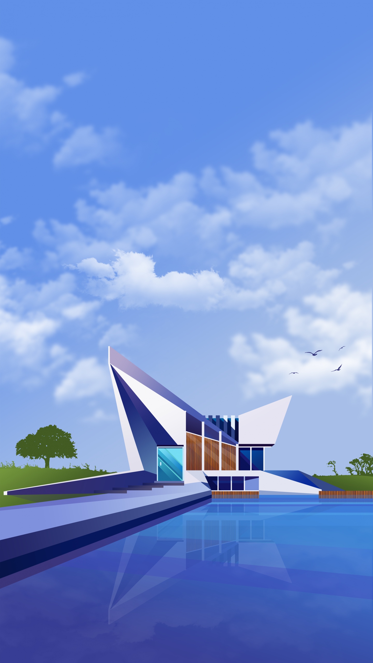 Agua, Los Viajes Aéreos, Paisaje Natural, Ocio, el Diseño Urbano. Wallpaper in 1440x2560 Resolution