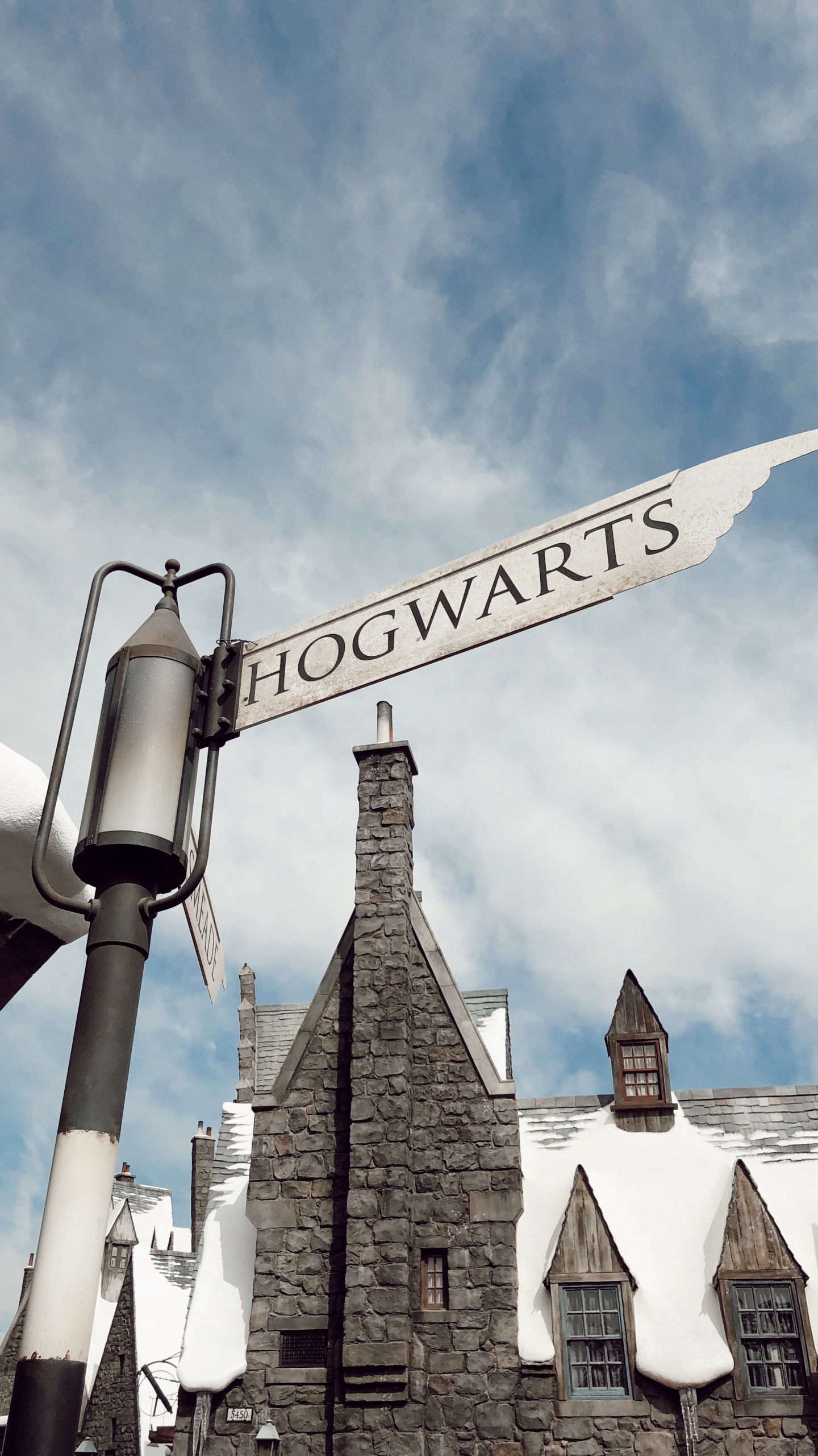 Hogwarts, 屋顶, 积云, 炮塔 壁纸 1440x2560 允许