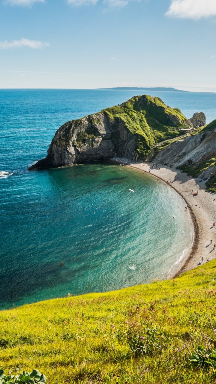 Durdle Door, Coast, Shore, Beach, Body of Water. Wallpaper in 720x1280 Resolution