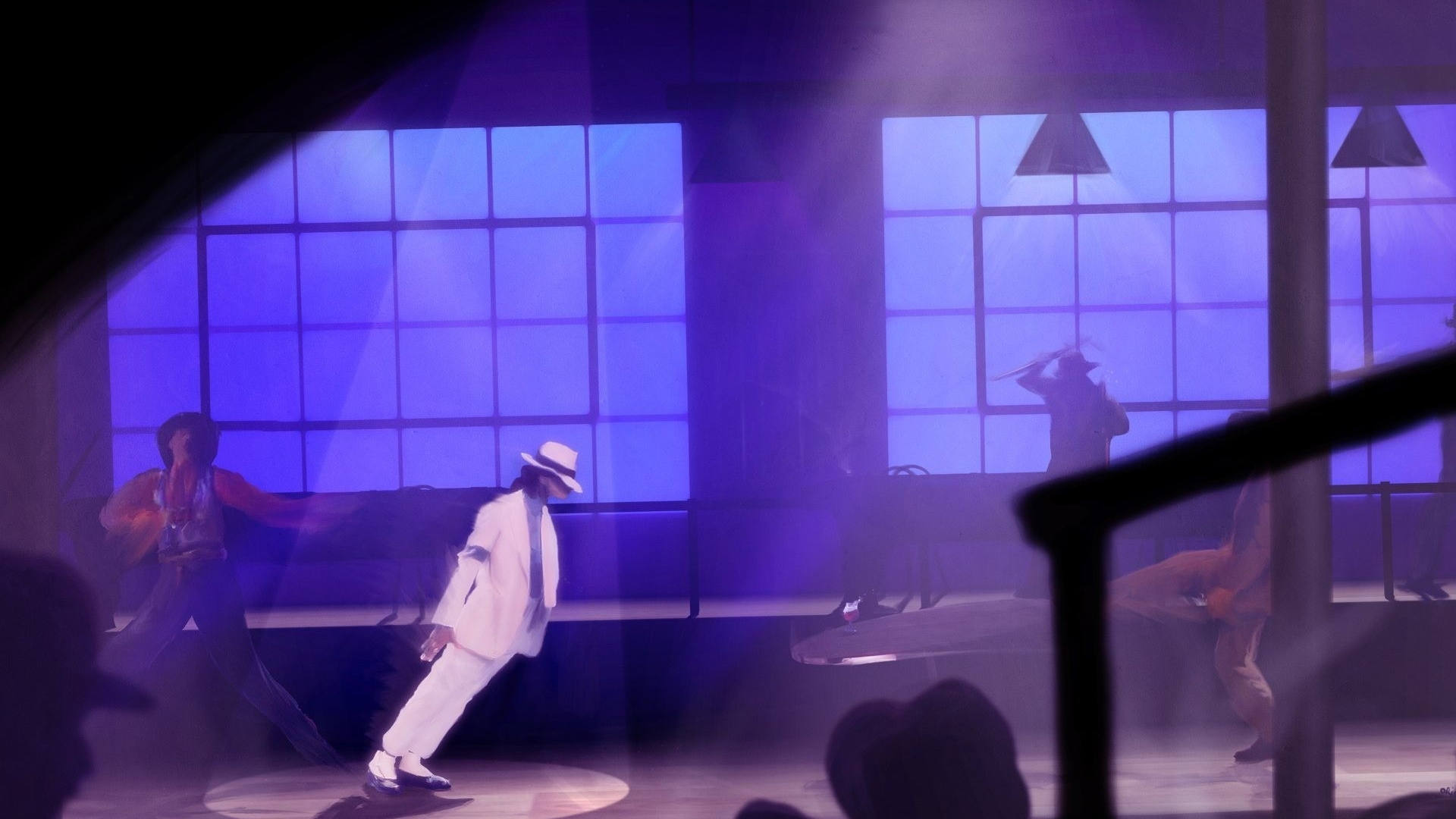 Purpur, Performancekunst, Szene, Licht, Michael Jackson. Wallpaper in 1920x1080 Resolution