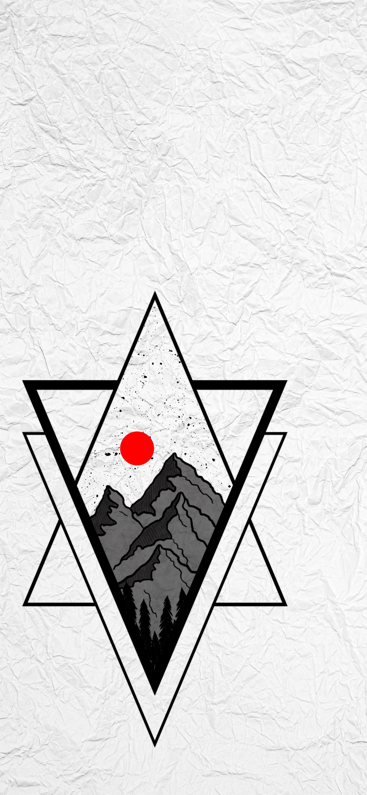 Triangle, Arts Visuels, Graphisme, Conception, Rectangle. Wallpaper in 1242x2688 Resolution