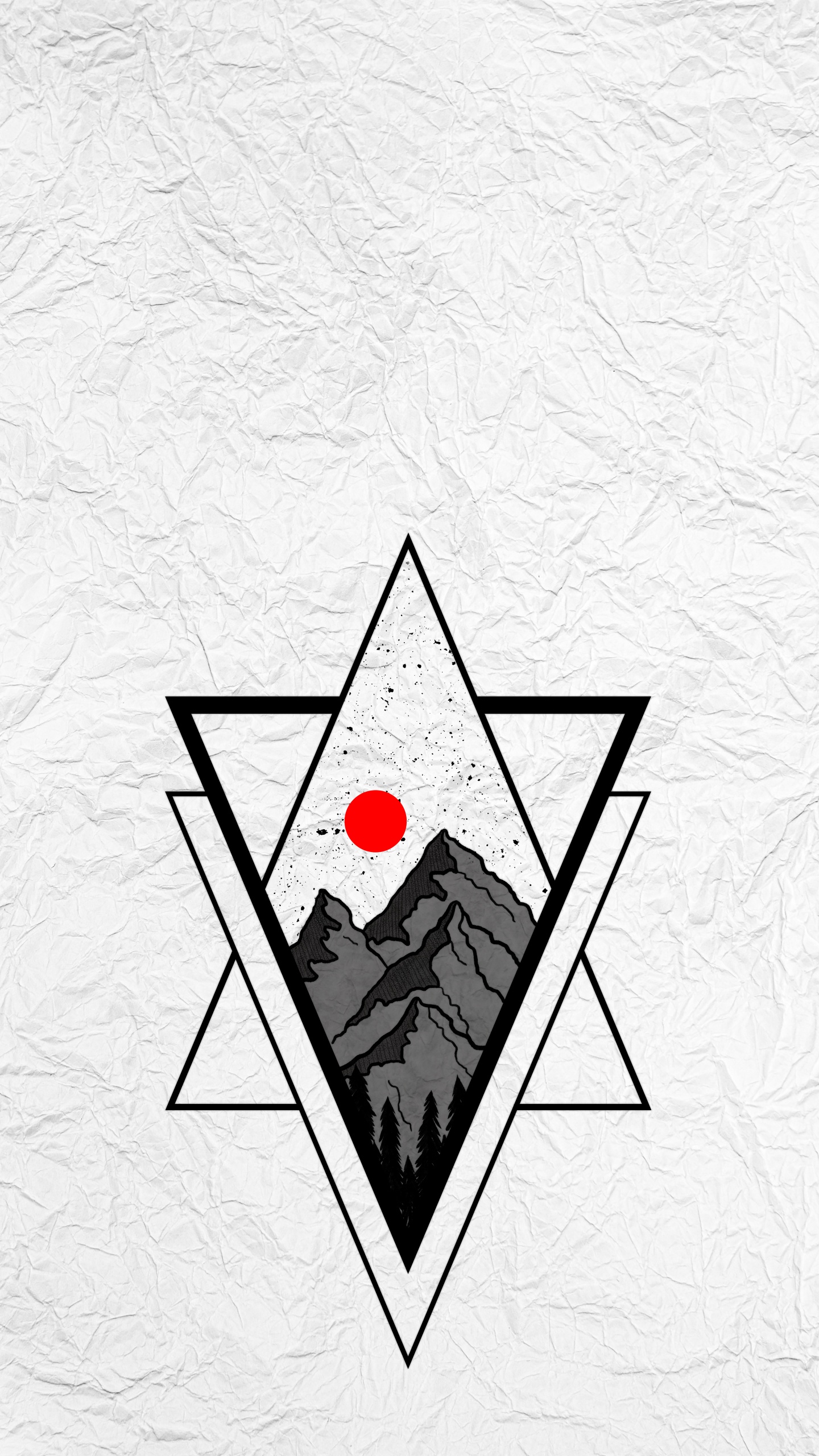 Triangle, Visual Arts, Graphic Design, Design, Rectangle. Wallpaper in 1440x2560 Resolution