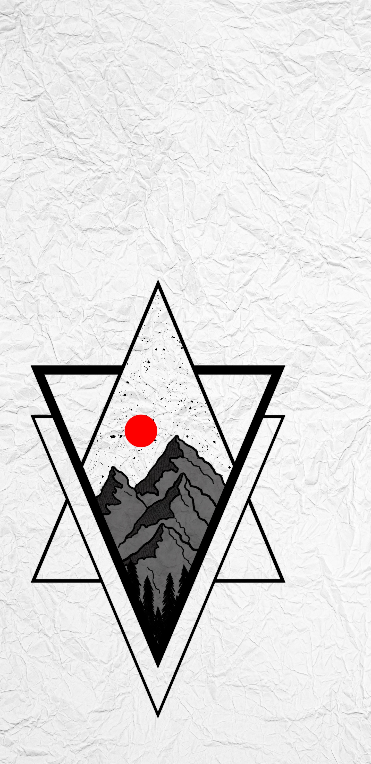 Triangle, Visual Arts, Graphic Design, Design, Rectangle. Wallpaper in 1440x2960 Resolution