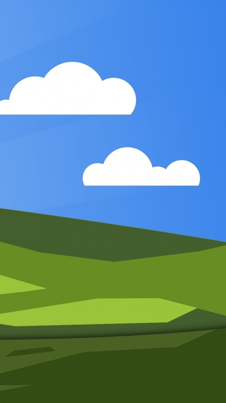 幸福, Windows Xp, Microsoft Windows, 绿色的, 气氛 壁纸 750x1334 允许