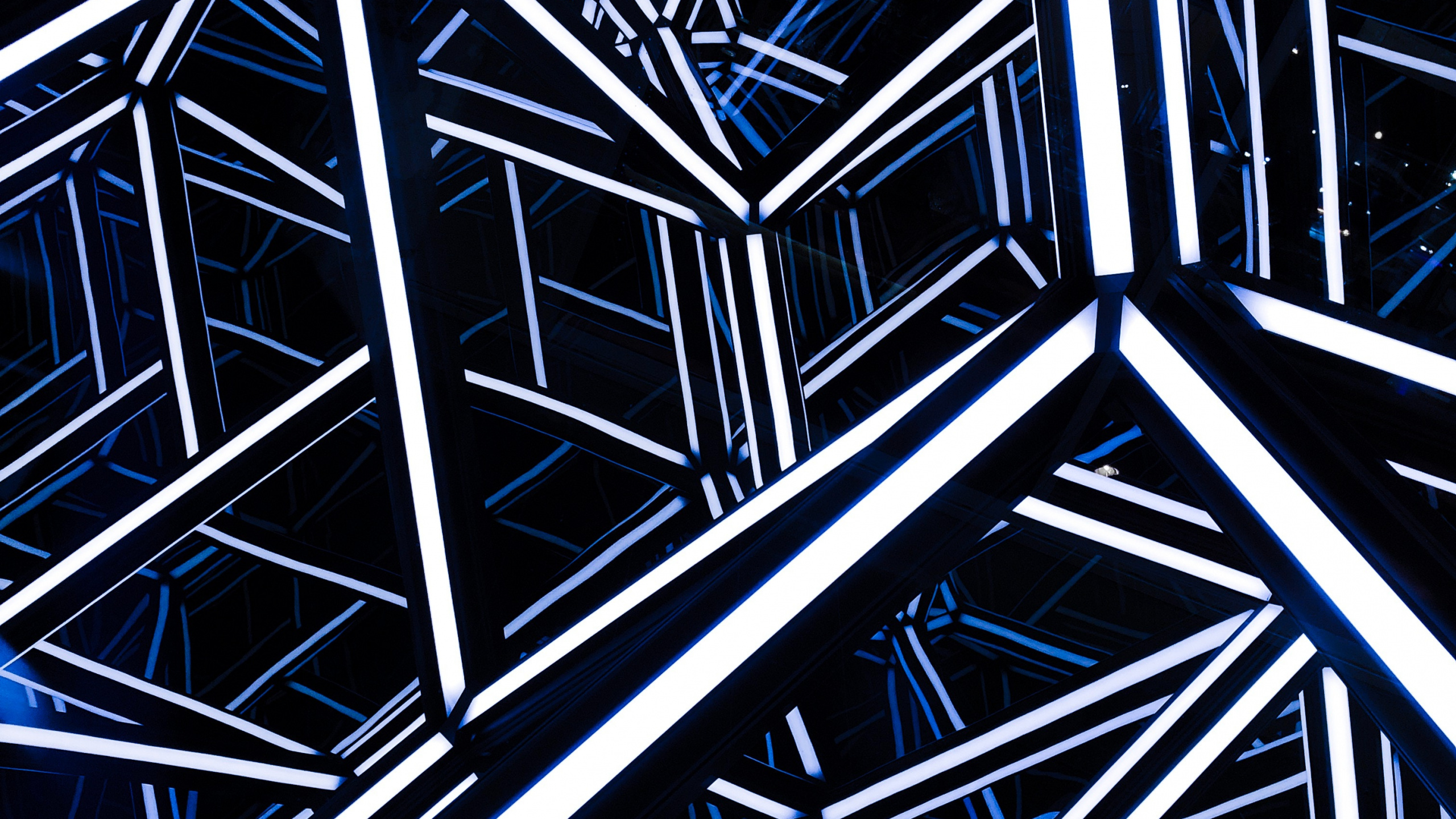 White and Black Metal Frame. Wallpaper in 2560x1440 Resolution