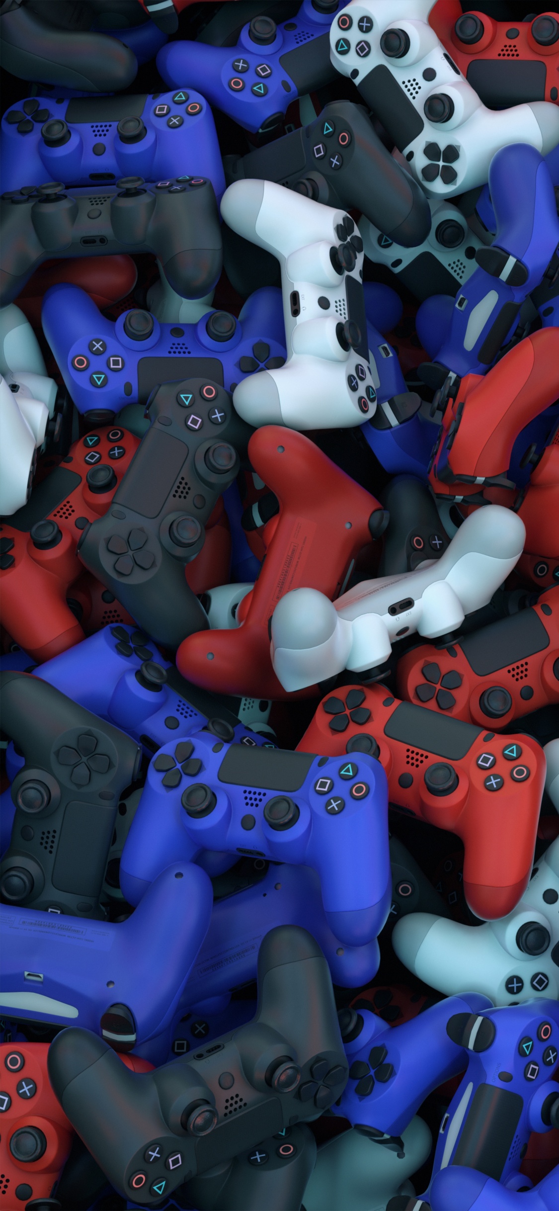 Playstation 4, Azul, Blanco, Luz, Azure. Wallpaper in 1125x2436 Resolution