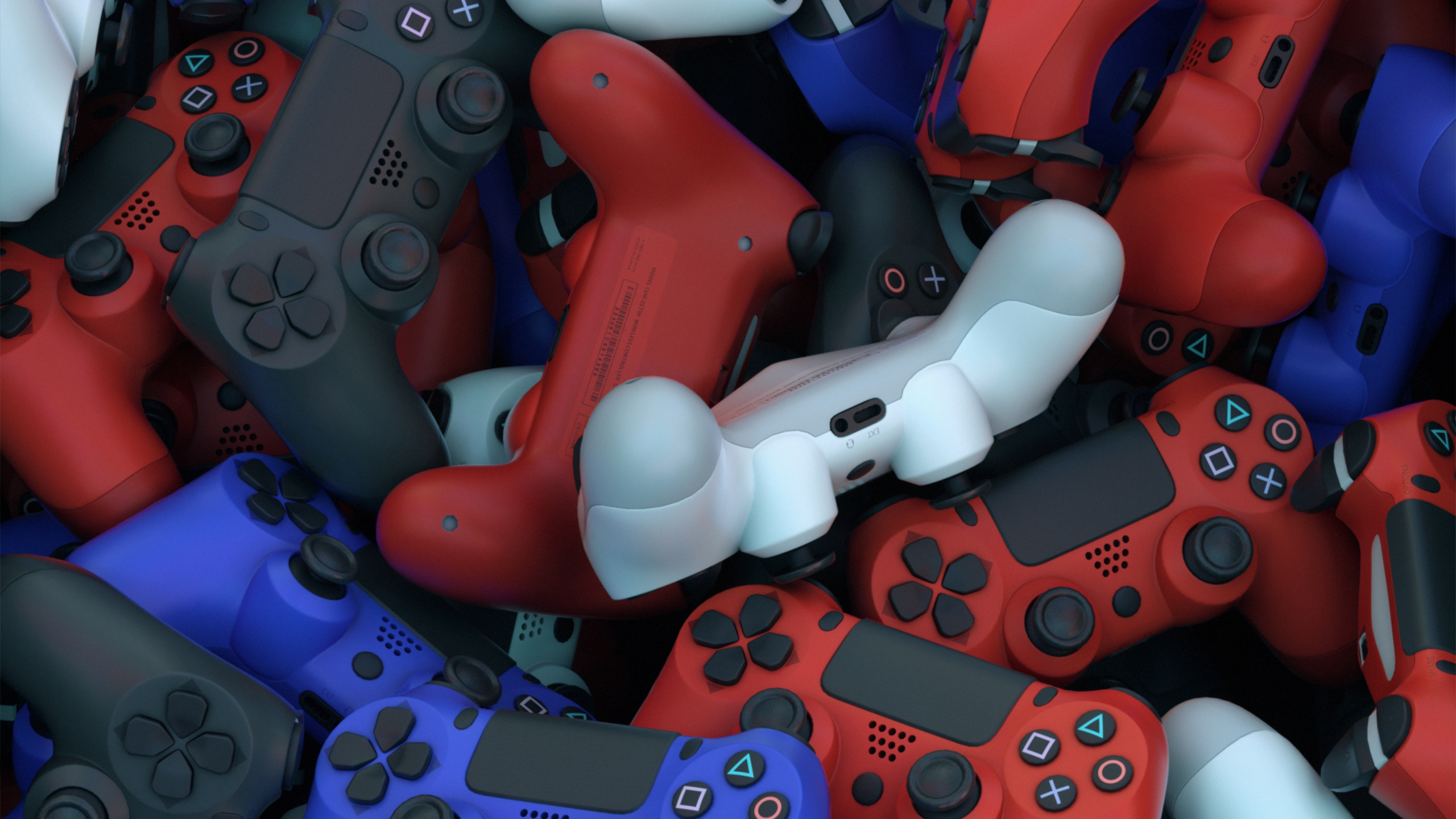 Playstation 4, Azul, Blanco, Luz, Azure. Wallpaper in 2560x1440 Resolution