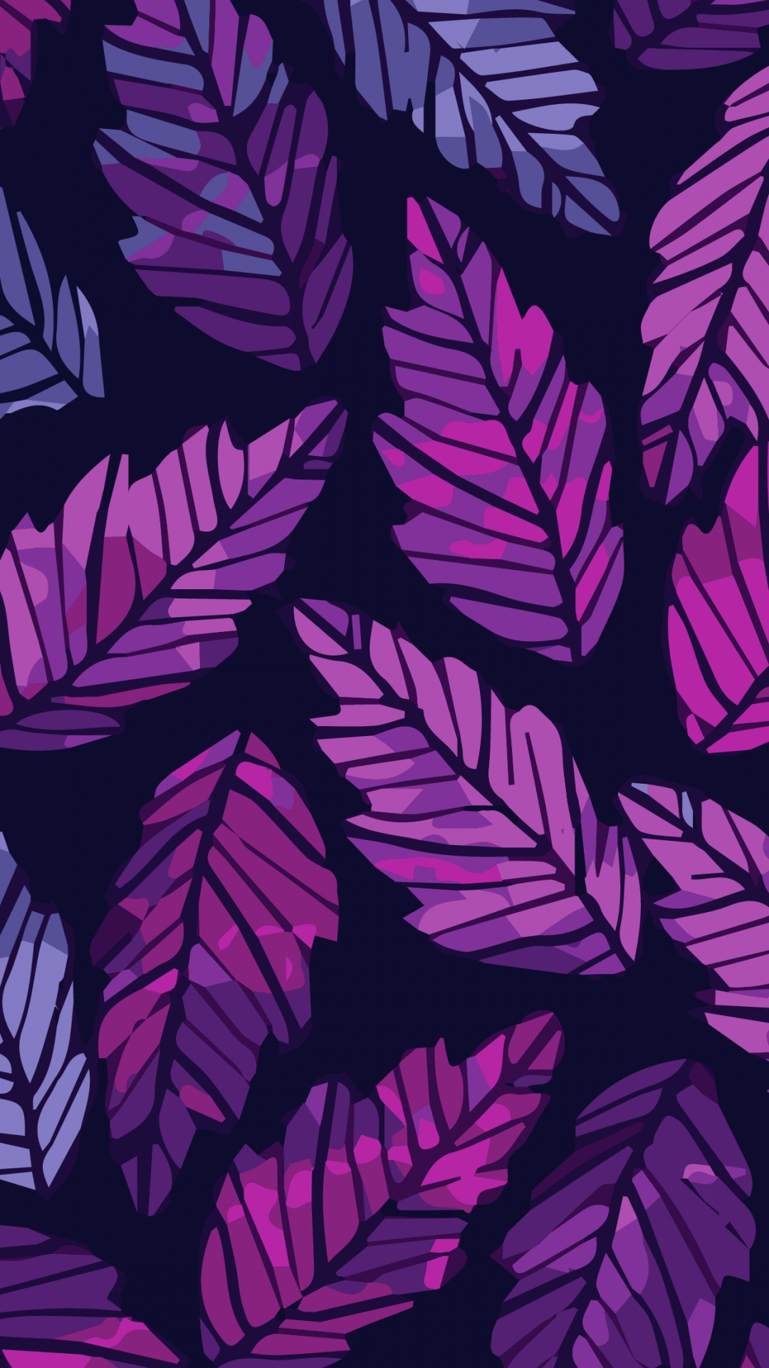 Aesthetics, Design, Violet, Leaf, Purple. Wallpaper in 1080x1920 Resolution