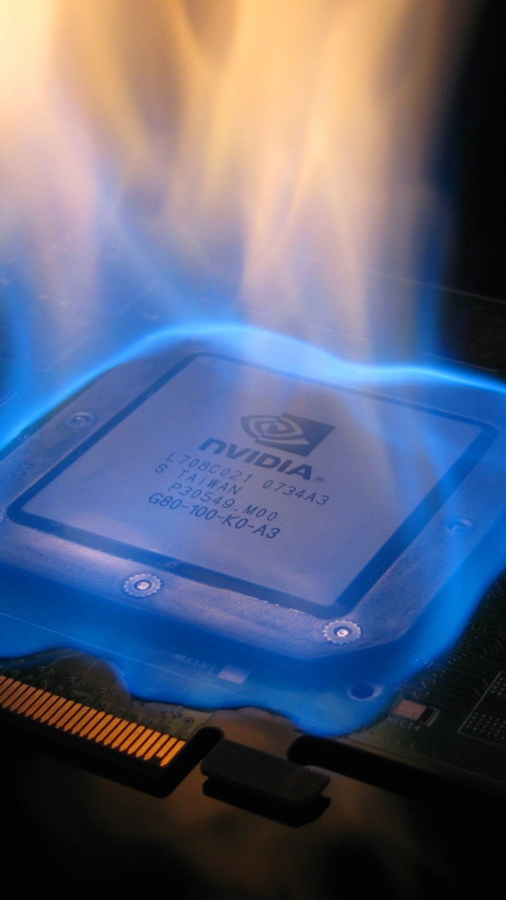 Dispositif Carré Bleu et Noir. Wallpaper in 720x1280 Resolution