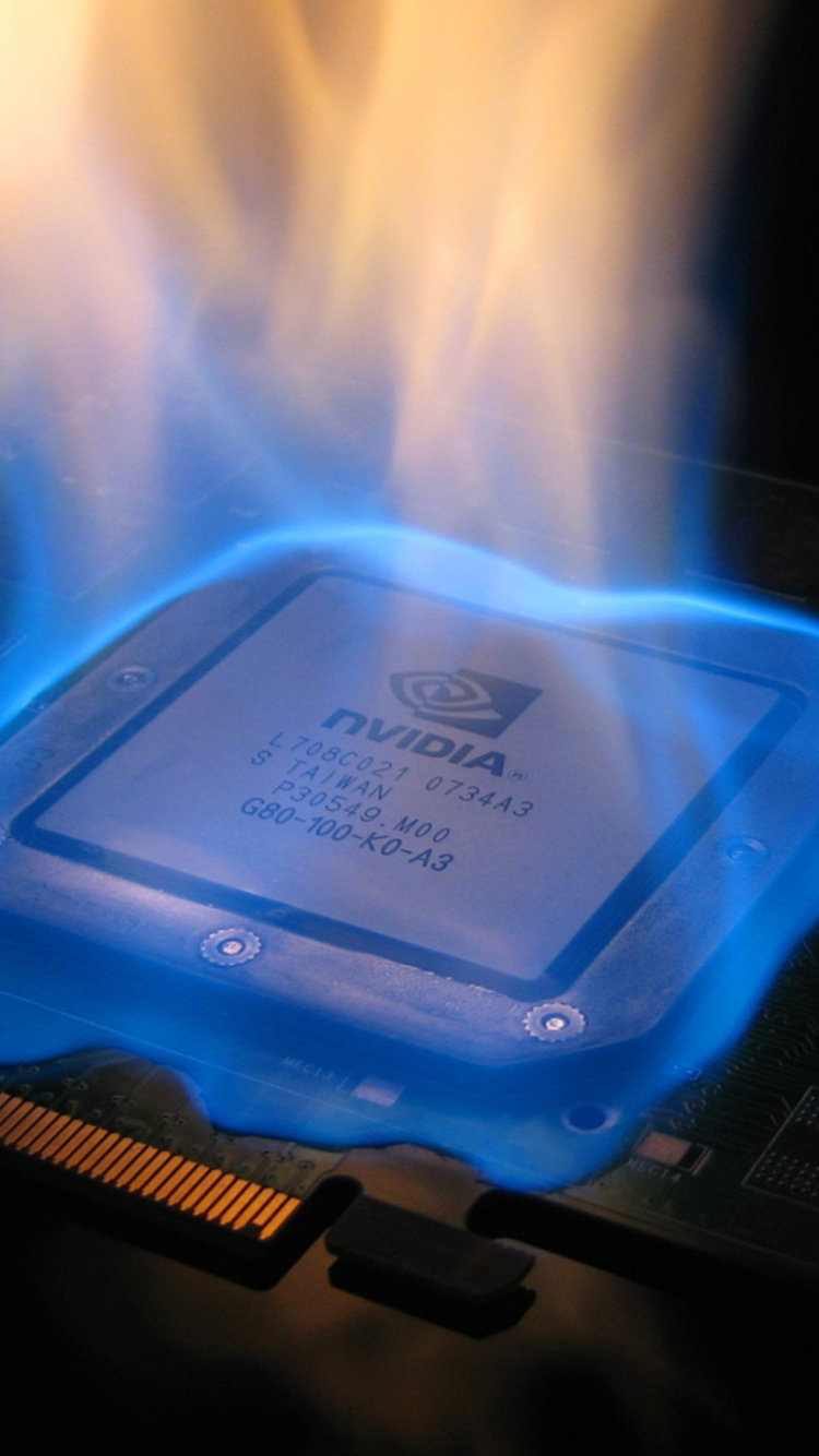 Dispositif Carré Bleu et Noir. Wallpaper in 750x1334 Resolution