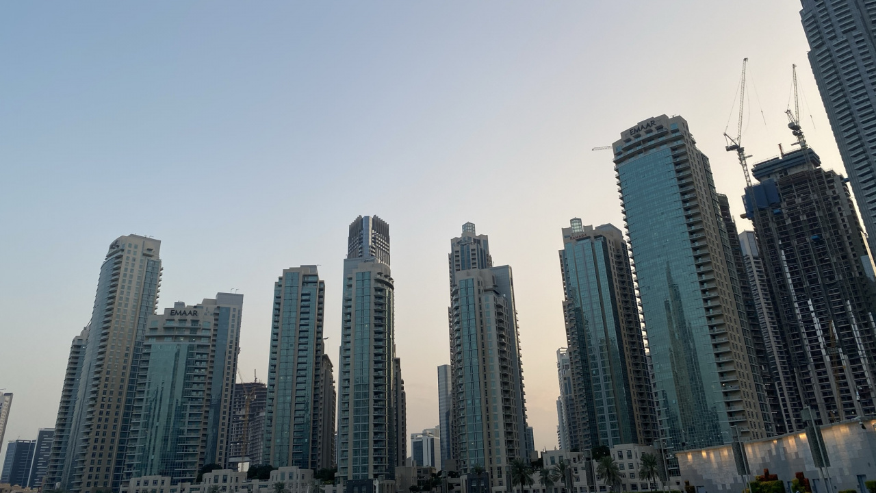 Dubai, Tower Block, Daytime, City, Metropolis. Wallpaper in 1280x720 Resolution