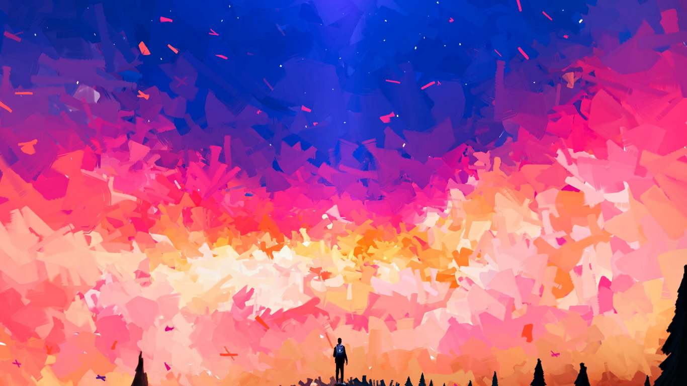 Dont Give up on Love, Led by The Sun, Illustration, Astronomical Object, Space. Wallpaper in 1366x768 Resolution