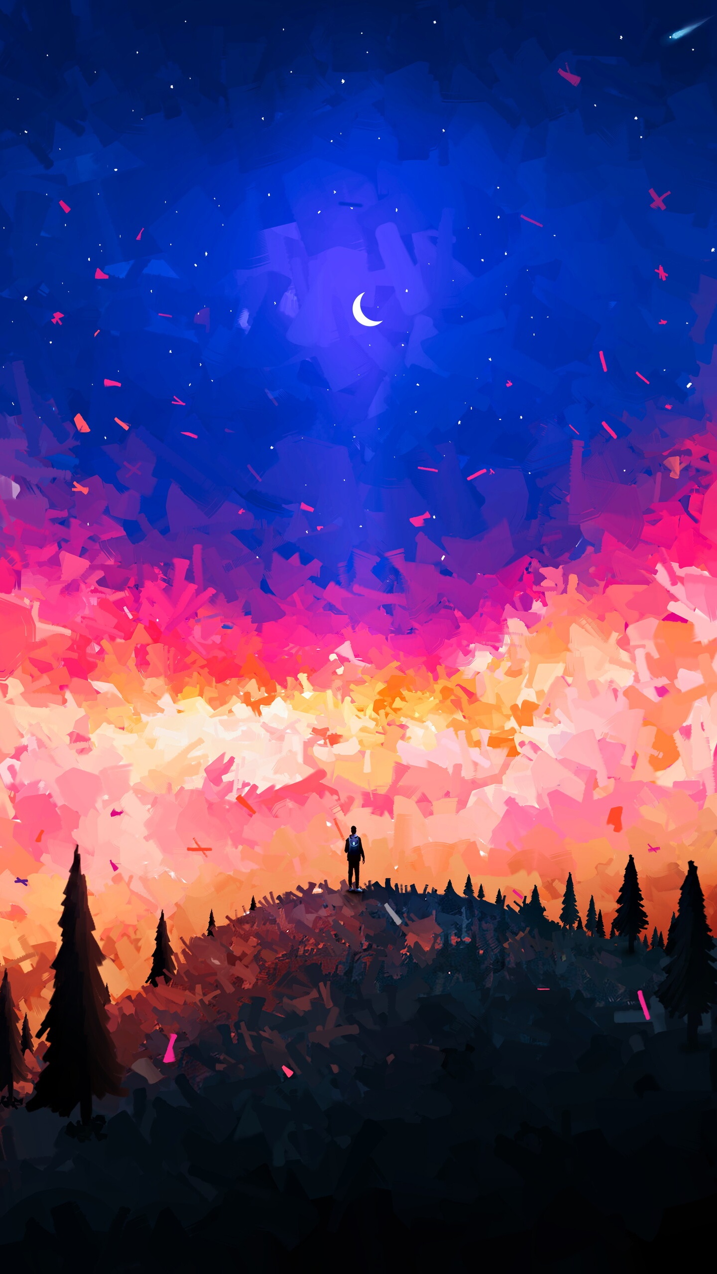 Dont Give up on Love, Led by The Sun, Illustration, Astronomical Object, Space. Wallpaper in 1440x2560 Resolution