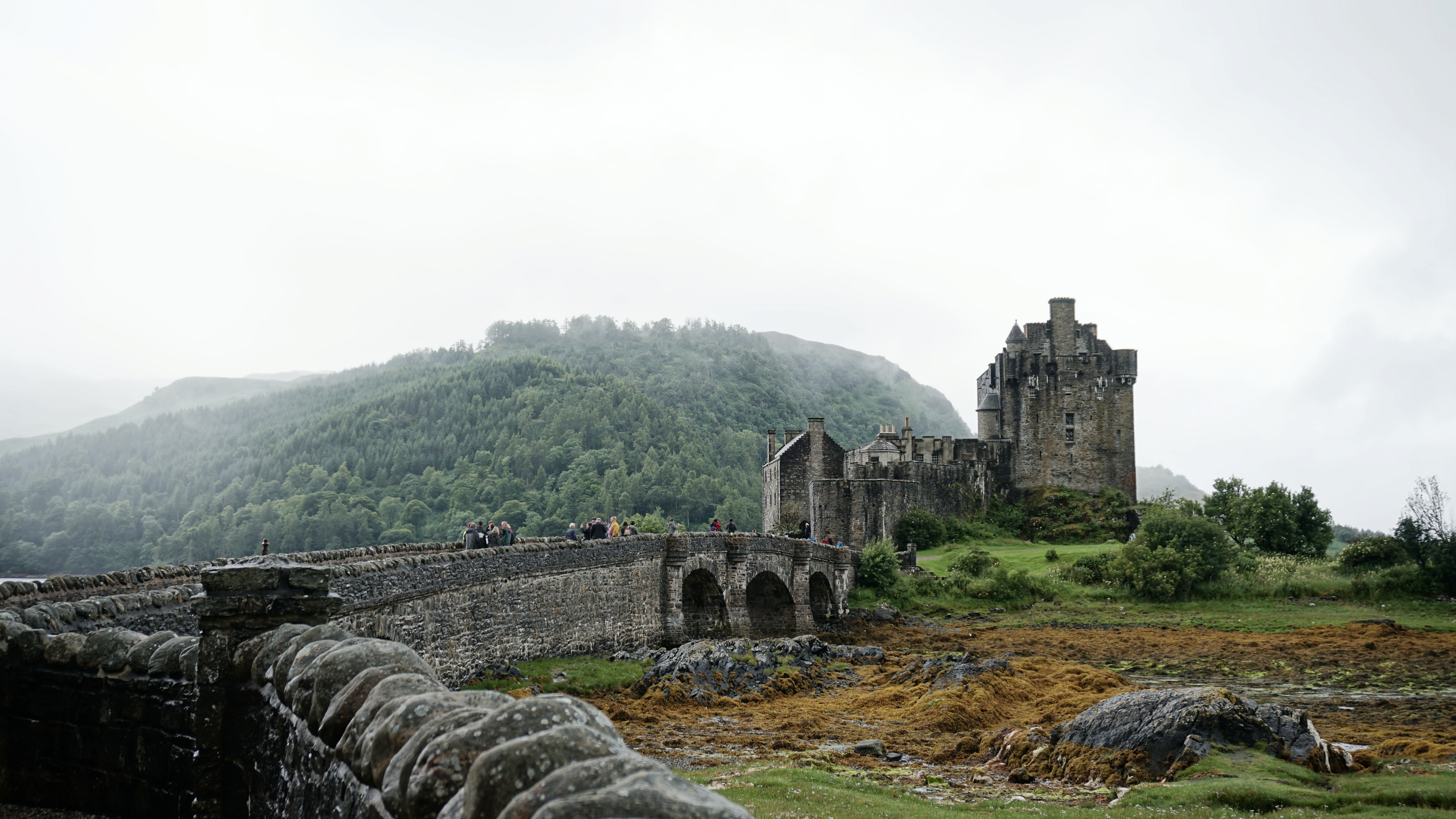 Le Château D'Eilean Donan, Dornie, Le Château De Stirling, Highlands, Tour Fenton. Wallpaper in 3840x2160 Resolution