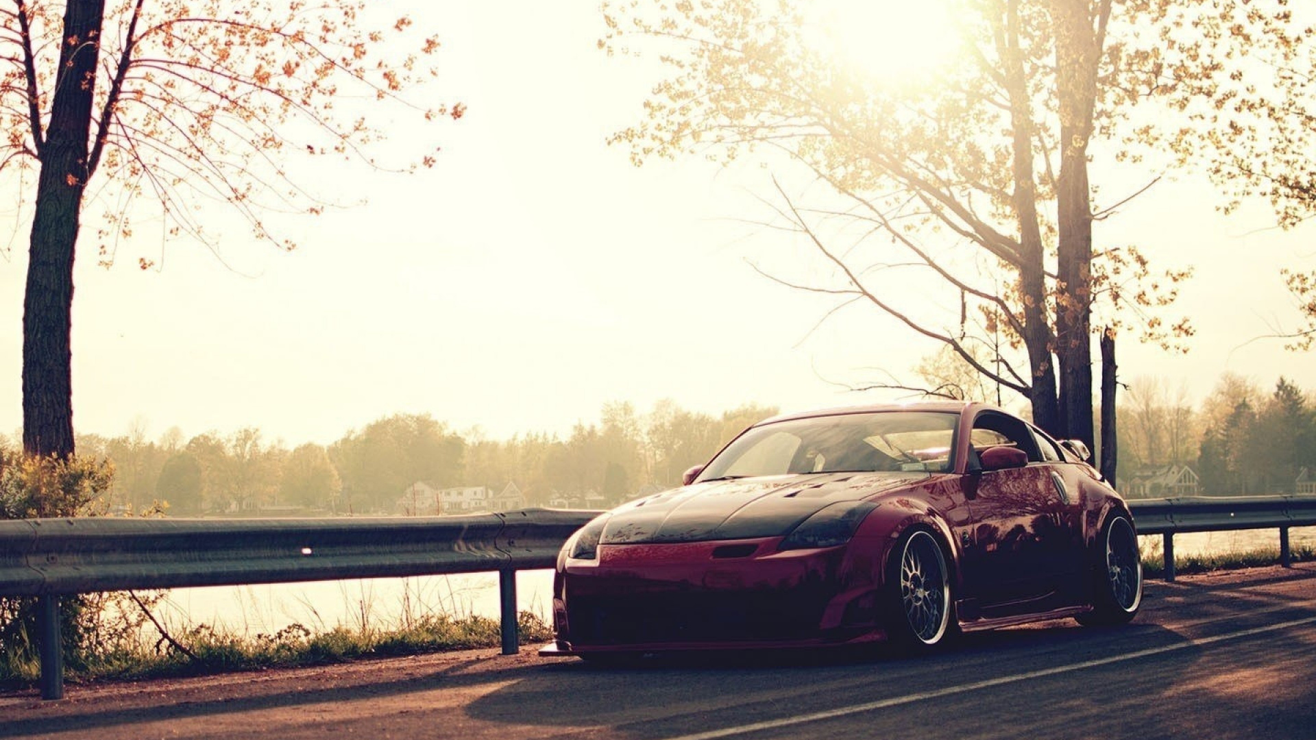 Black Car on Road During Daytime. Wallpaper in 1920x1080 Resolution