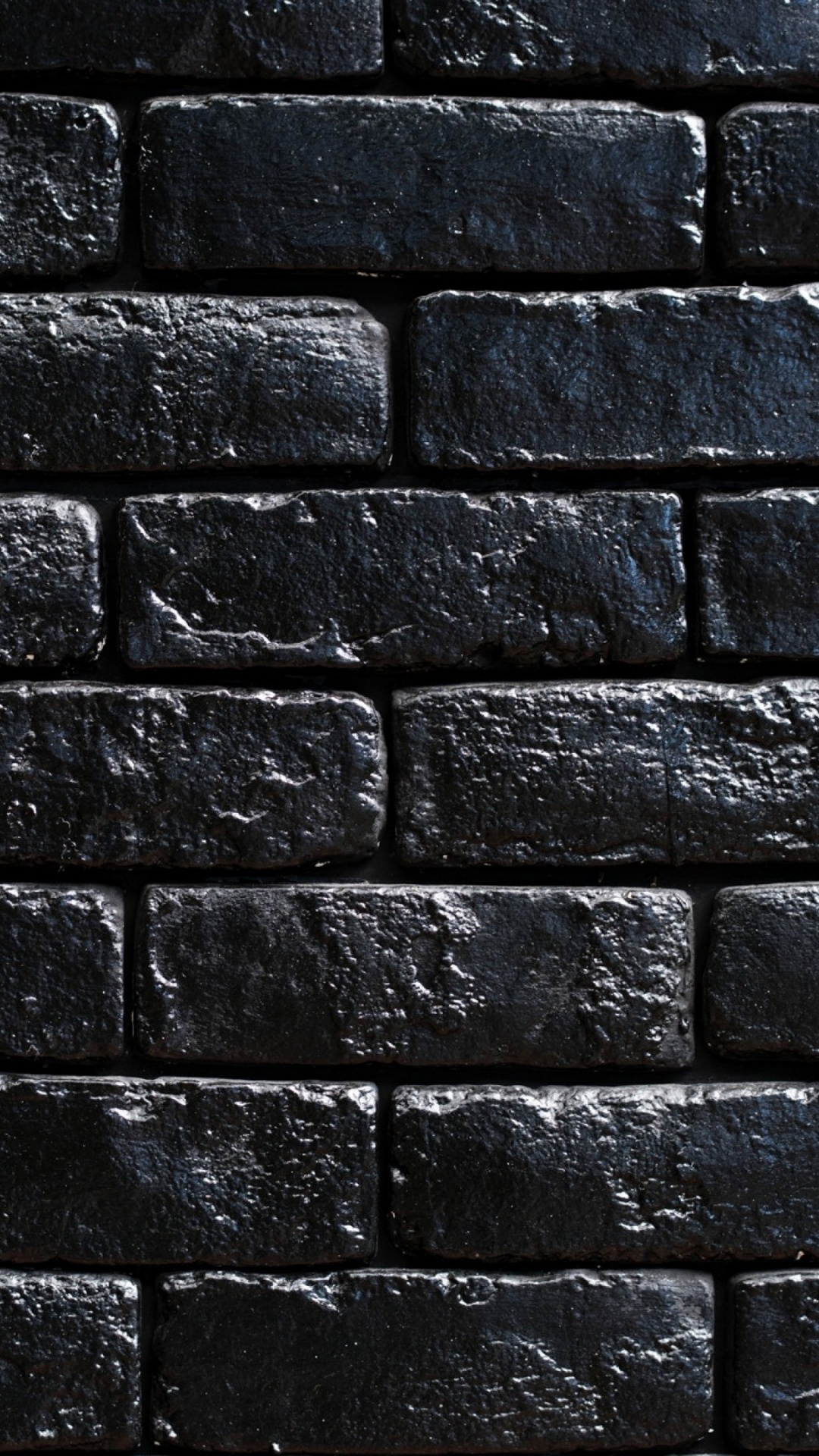 Schwarze Und Weiße Mauer Brick. Wallpaper in 1080x1920 Resolution