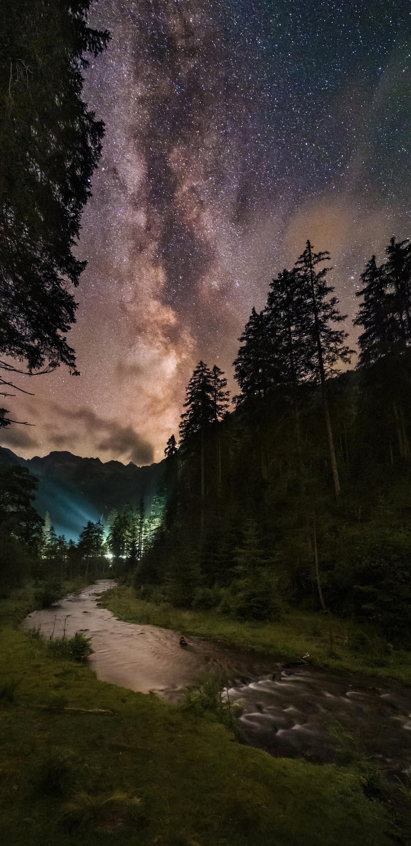 Milchstraße, Galaxy, Stern, Astronomie, Himmelsobjekt. Wallpaper in 1440x2960 Resolution