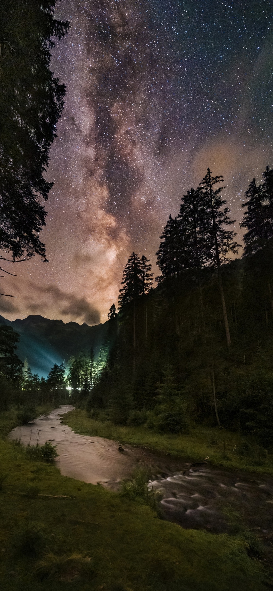 Milky Way, Galaxy, Star, Astronomy, Celestial Object. Wallpaper in 1125x2436 Resolution