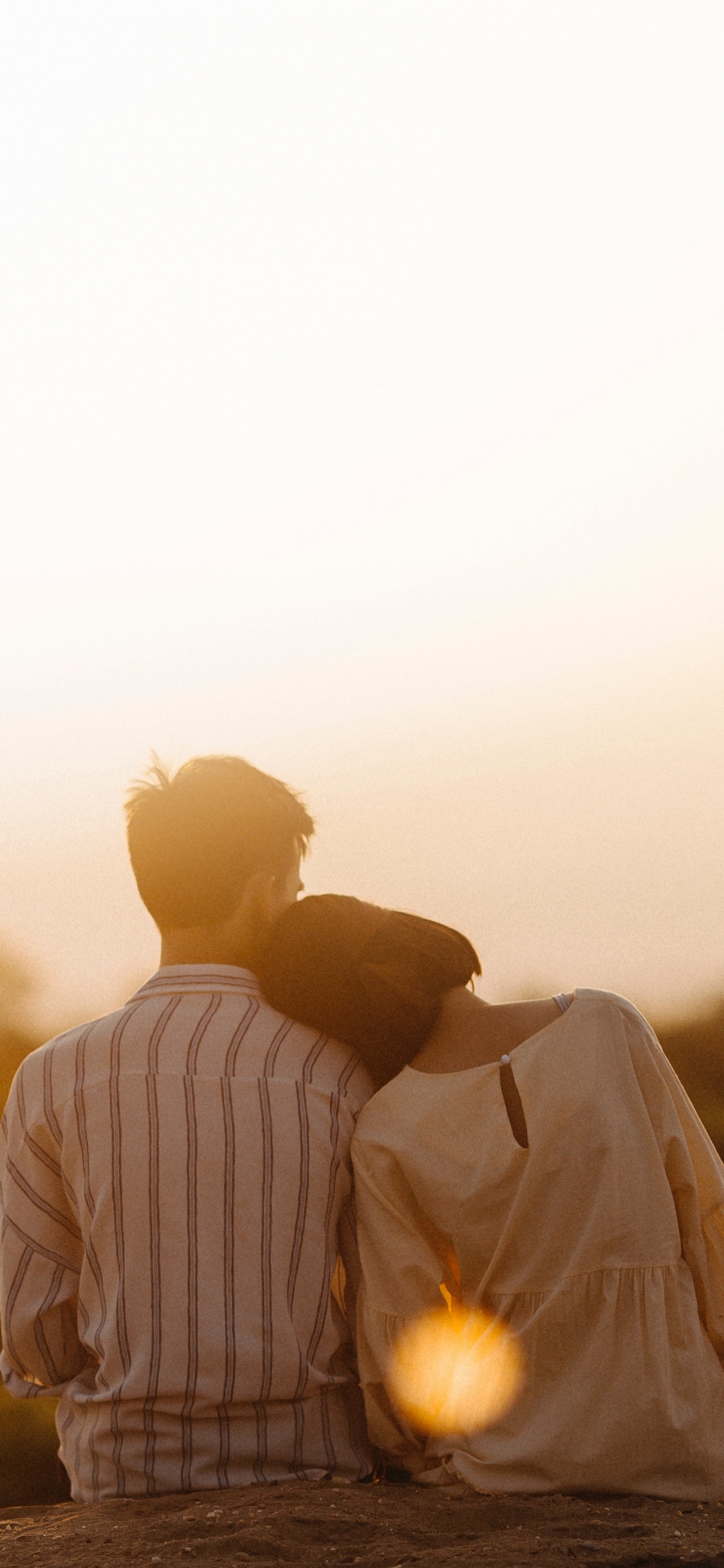 La Gente en la Naturaleza, Mañana, Amor, Amarillo, Romanticismo. Wallpaper in 1125x2436 Resolution