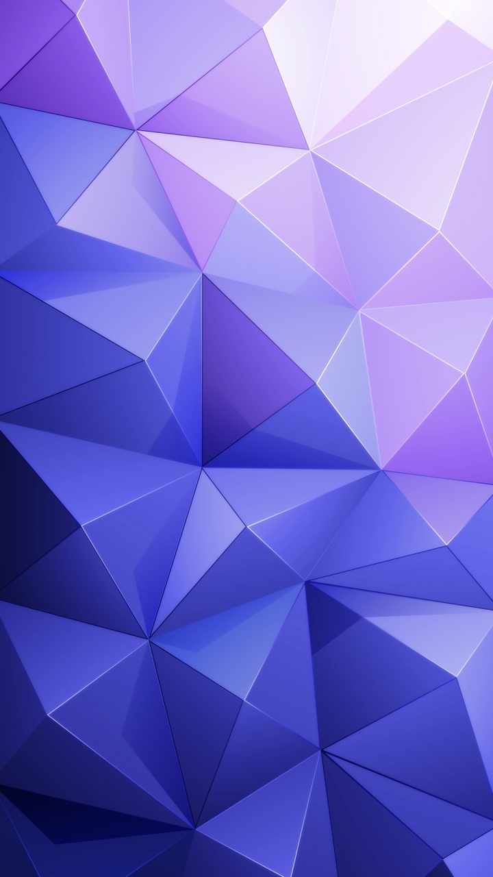 Triangle, Design, Colorfulness, Purple, Azure. Wallpaper in 720x1280 Resolution
