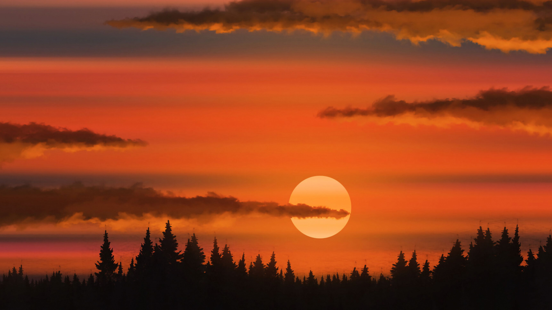 Atmosphère, la Journée, L'écorégion, Afterglow, Lumière. Wallpaper in 1920x1080 Resolution