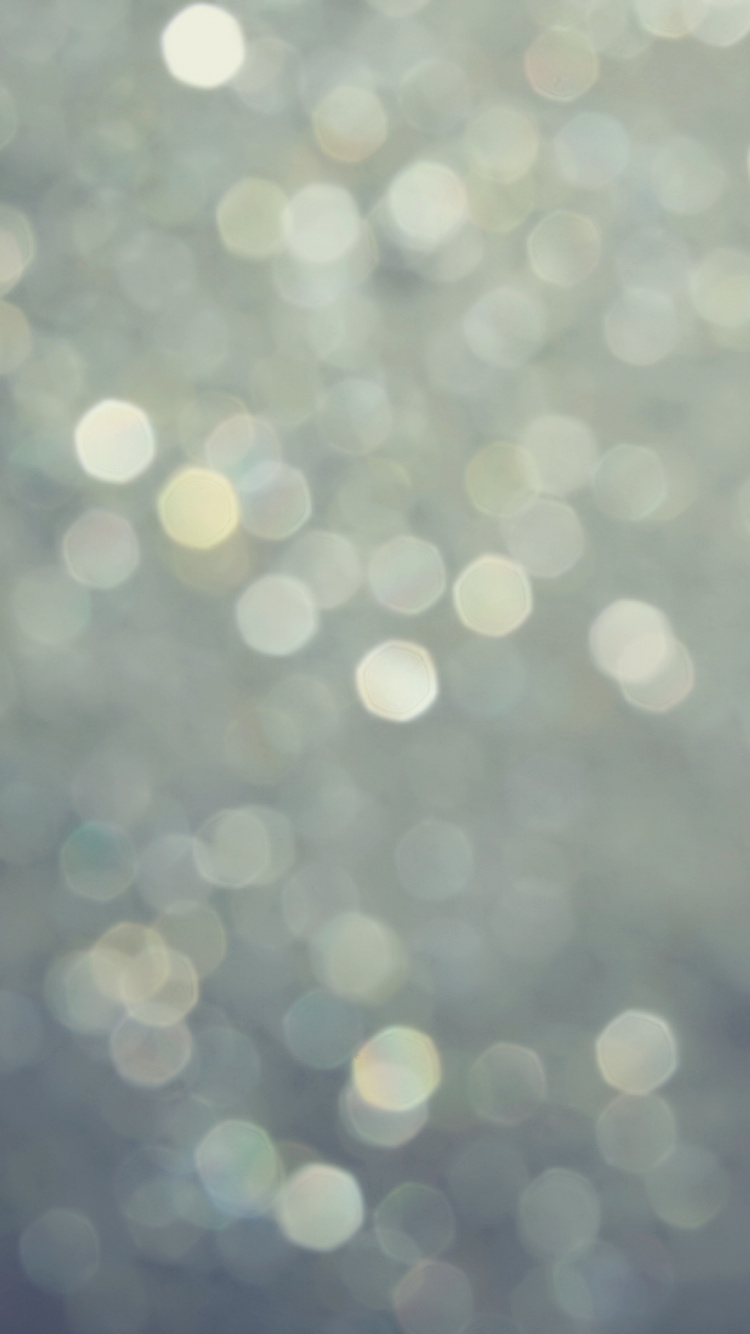 Luces Bokeh Blancas y Amarillas. Wallpaper in 750x1334 Resolution