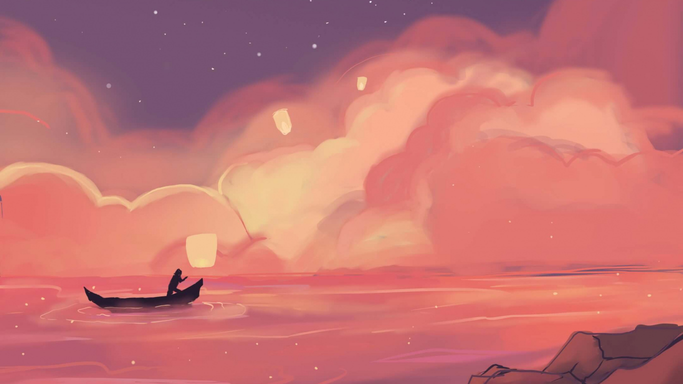 Ambiente, Ecorregión, Afterglow, Luz, Naturaleza. Wallpaper in 1366x768 Resolution