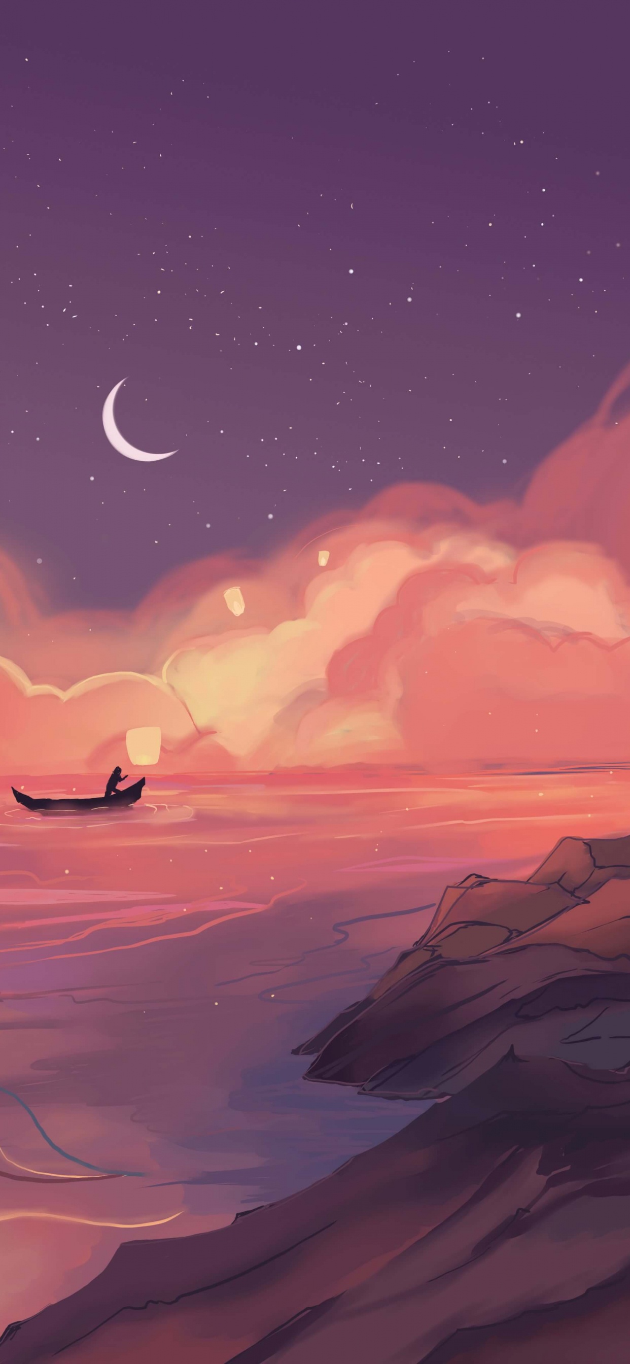 Cloud, Atmosphere, Ecoregion, Afterglow, Light. Wallpaper in 1242x2688 Resolution