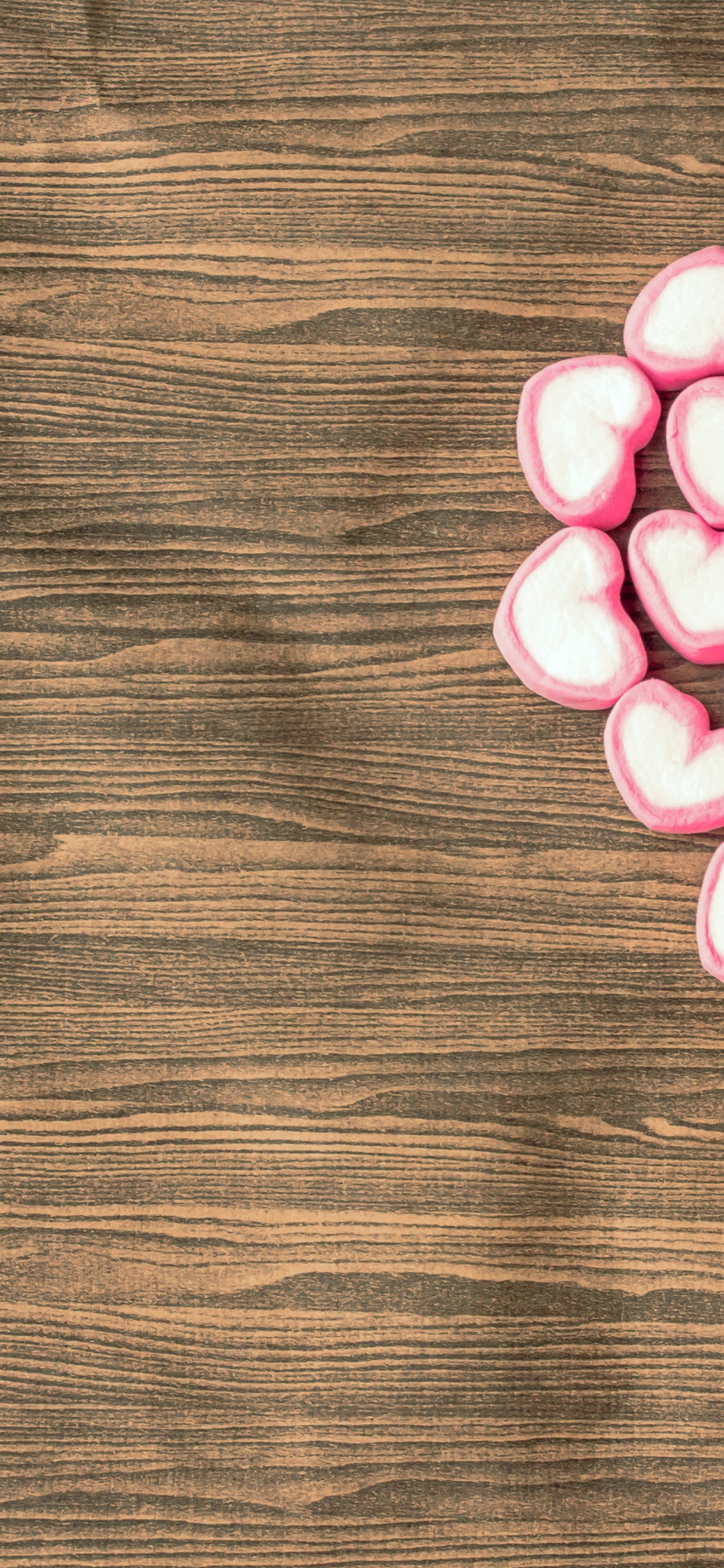 Pink, Heart, Love, Petal, Puppy Love. Wallpaper in 1242x2688 Resolution