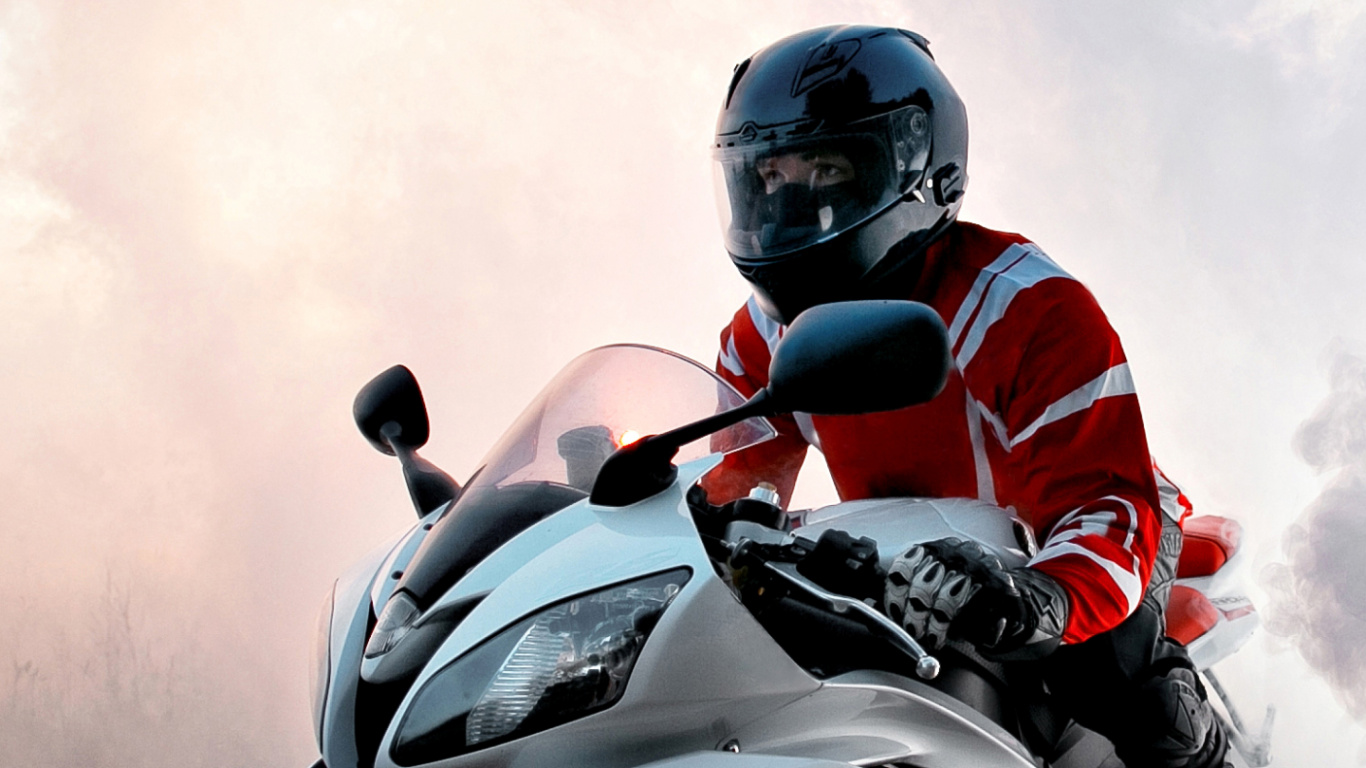 Moto D'épuisement Professionnel, Yamaha Motor Company, Casque de Moto, Épuisement, Bmw S1000r. Wallpaper in 1366x768 Resolution
