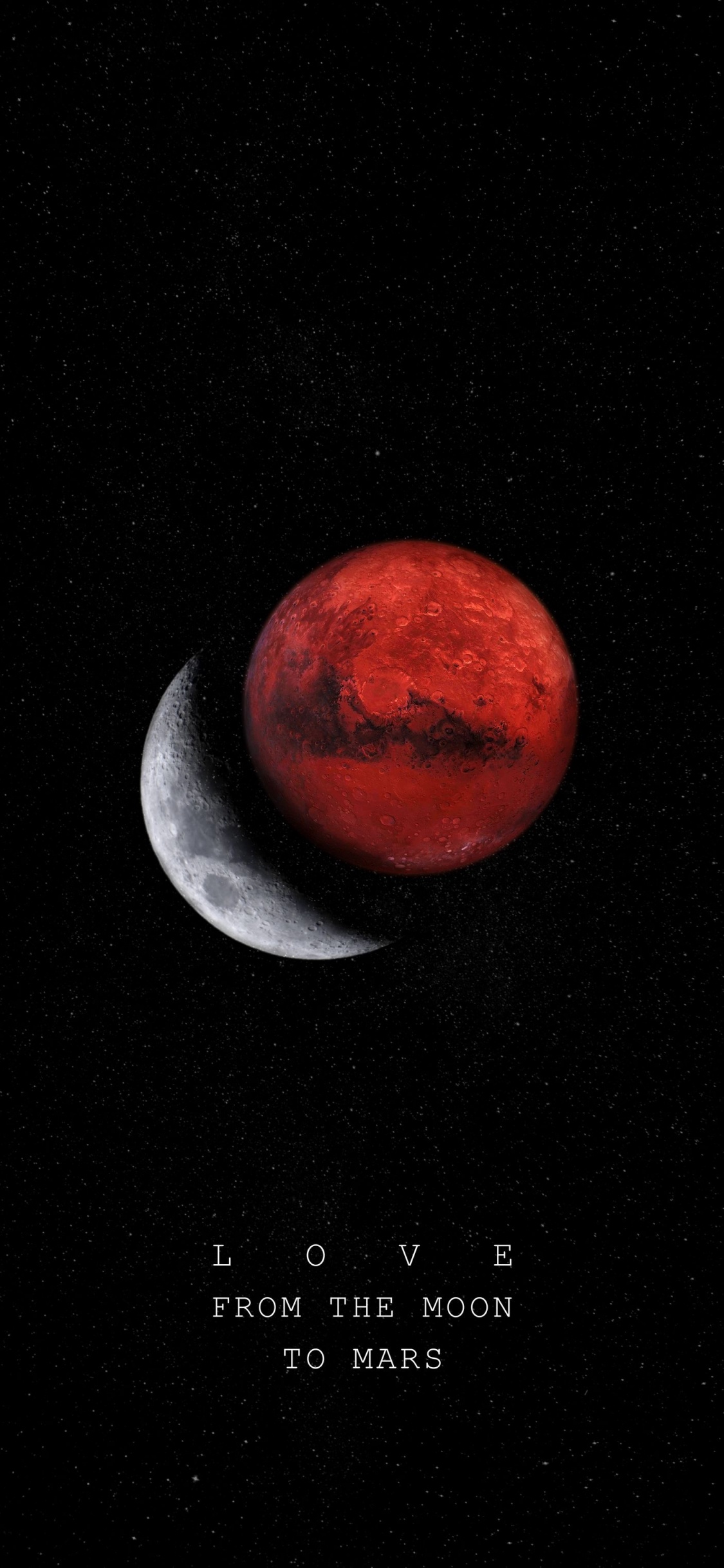 Terre, L'éclipse de Lune, Planète, Mar, Lunes de Mars. Wallpaper in 1125x2436 Resolution