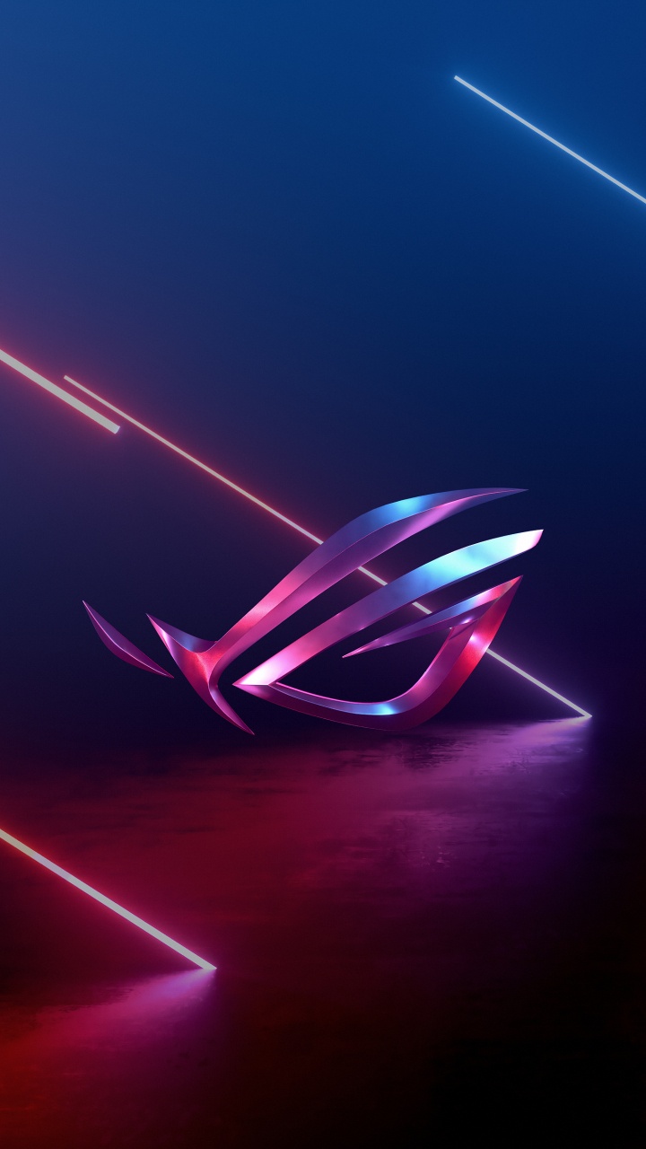 Logo, Asus, Asus Rog, Graisse 5, Téléphone Asus Rog 5s. Wallpaper in 720x1280 Resolution