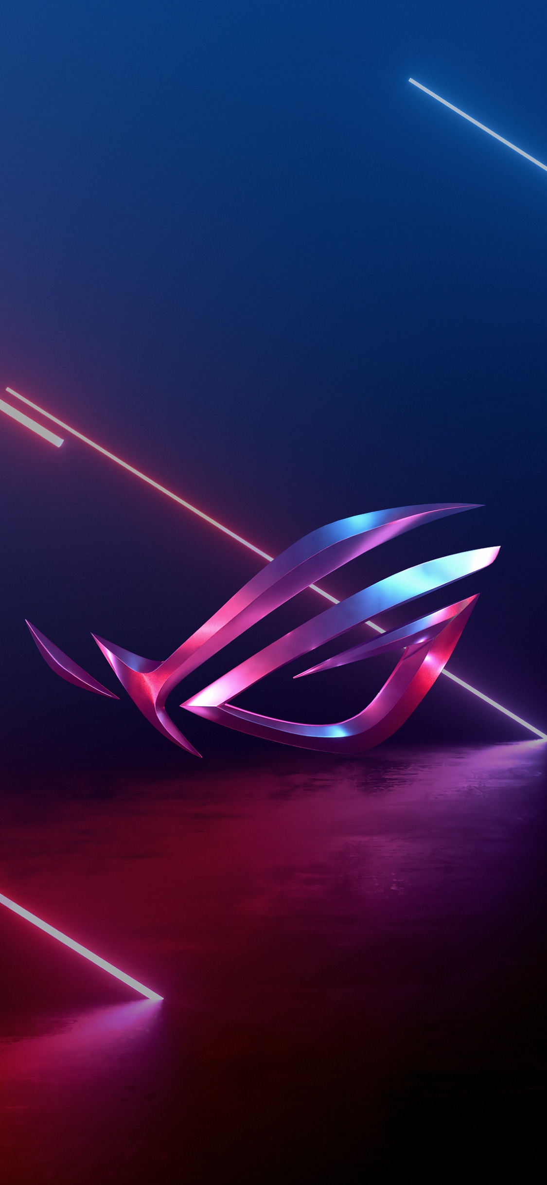 Logo, Asus, Asus Rog, Rog 5, Asus Rog Phone 5s. Wallpaper in 1125x2436 Resolution