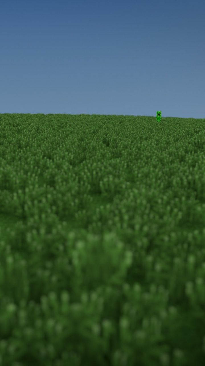 Minecraft, Creeper, Cultivo, Verde, la Vegetación. Wallpaper in 720x1280 Resolution