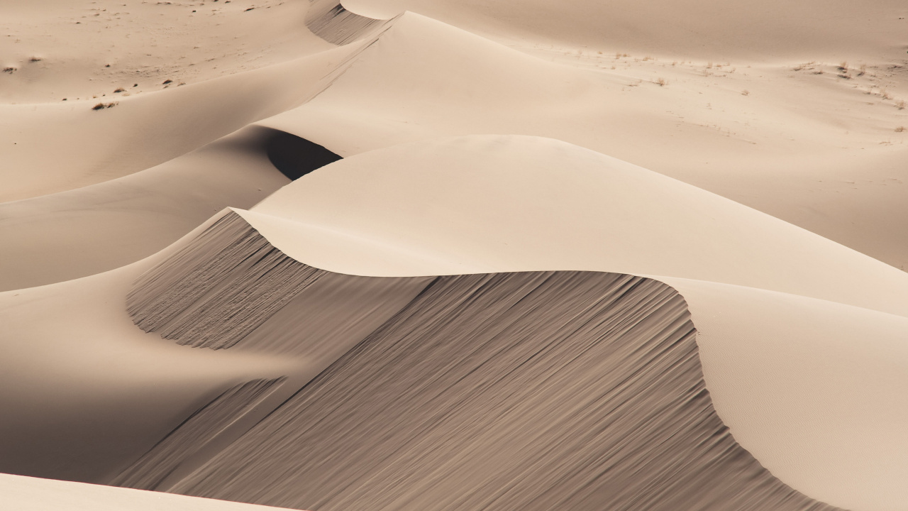 沙, Erg, 风积地貌, 唱沙, 材料 壁纸 1280x720 允许