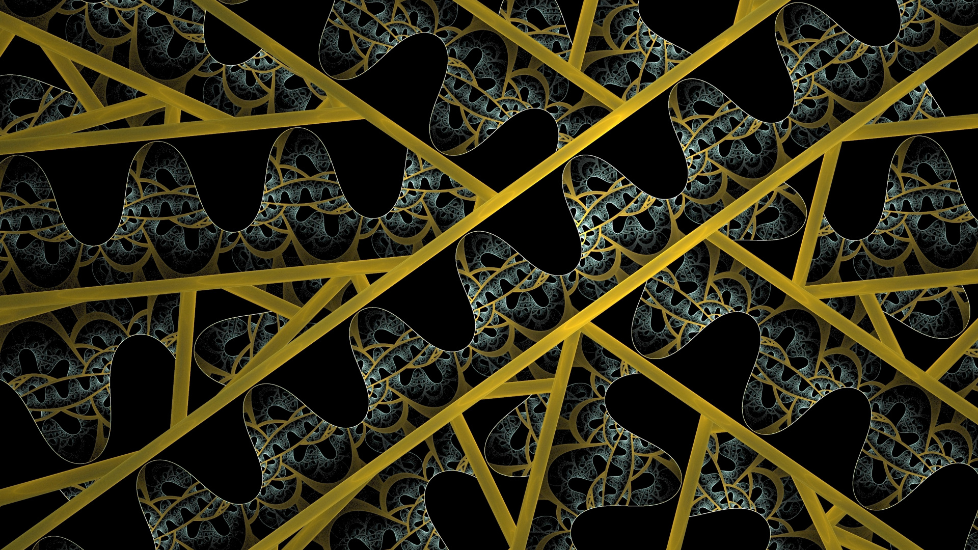 Fractal, Fractal Art, Leaf, Textile, Triangle. Wallpaper in 1920x1080 Resolution