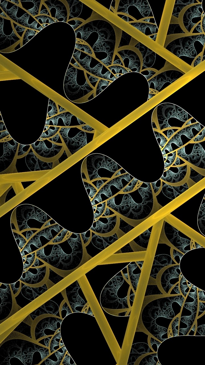 Fractal, Fractal Art, Leaf, Textile, Triangle. Wallpaper in 720x1280 Resolution