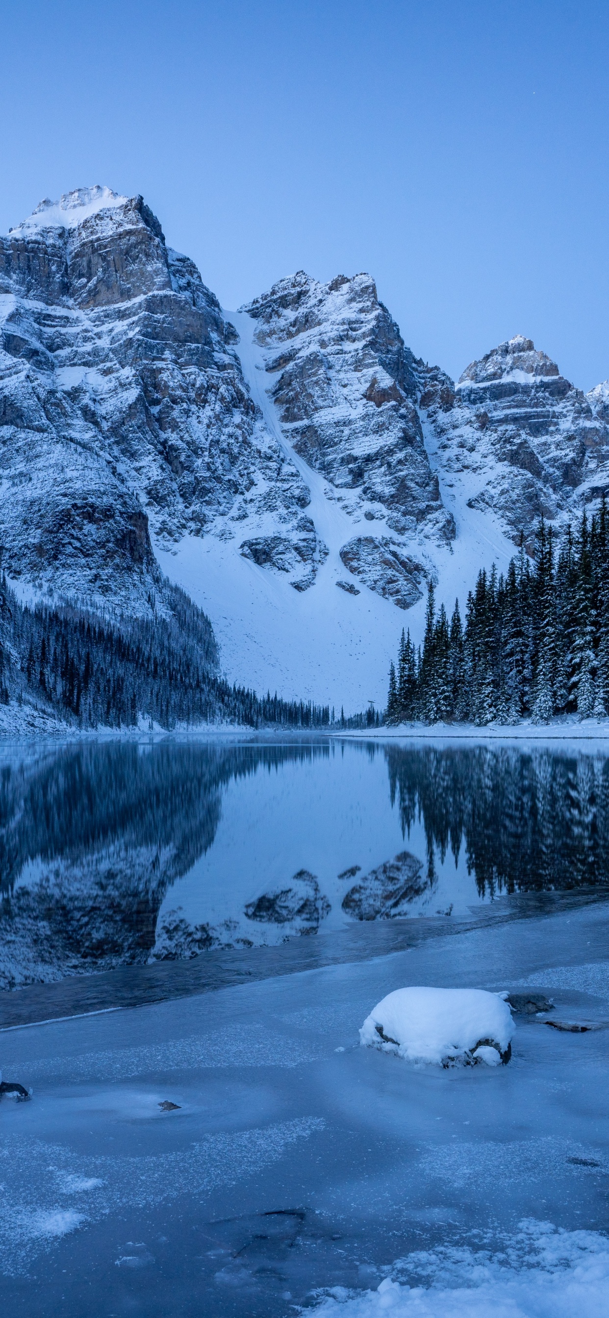 Banff National Park, Moraine Lake, Nature, National Park, Banff. Wallpaper in 1242x2688 Resolution