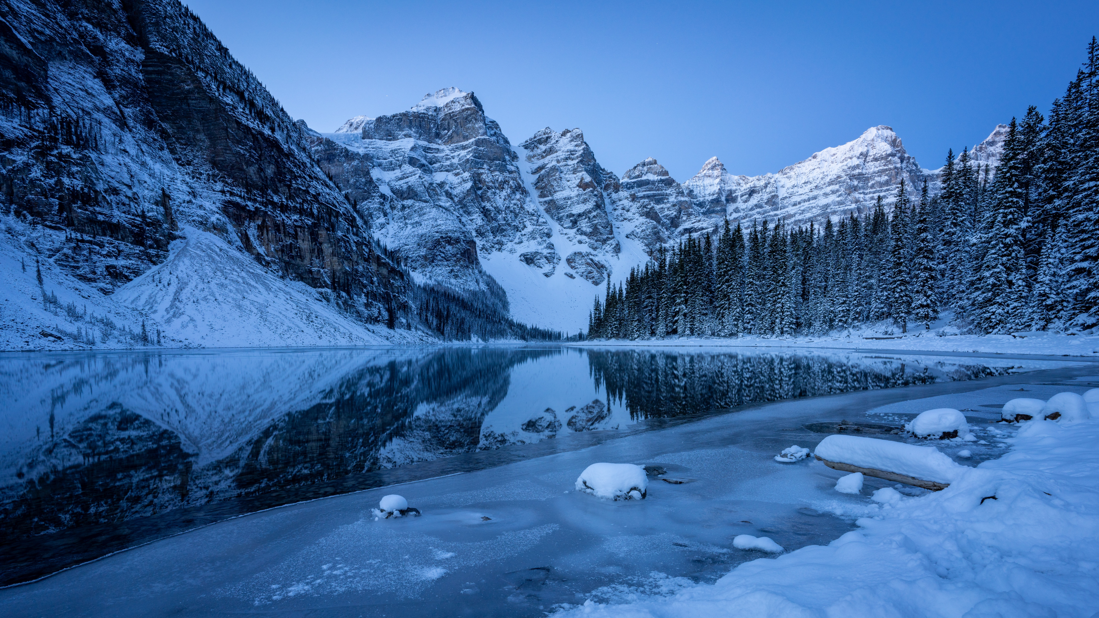 Banff National Park, Moraine Lake, Nature, National Park, Banff. Wallpaper in 3840x2160 Resolution