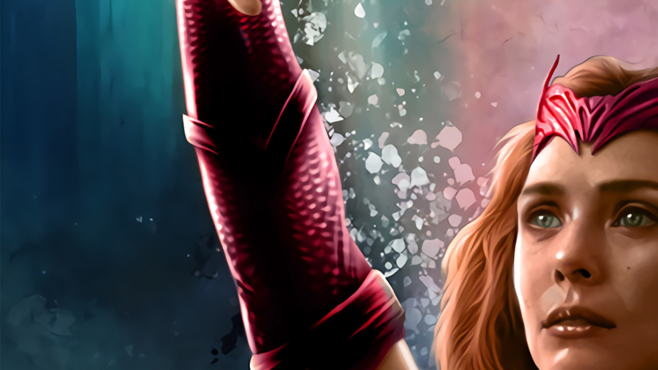 Marvel, Bruja Escarlata, Elizabeth Olsen, Wanda Maximoff, Erik Lehsherr. Wallpaper in 1280x720 Resolution