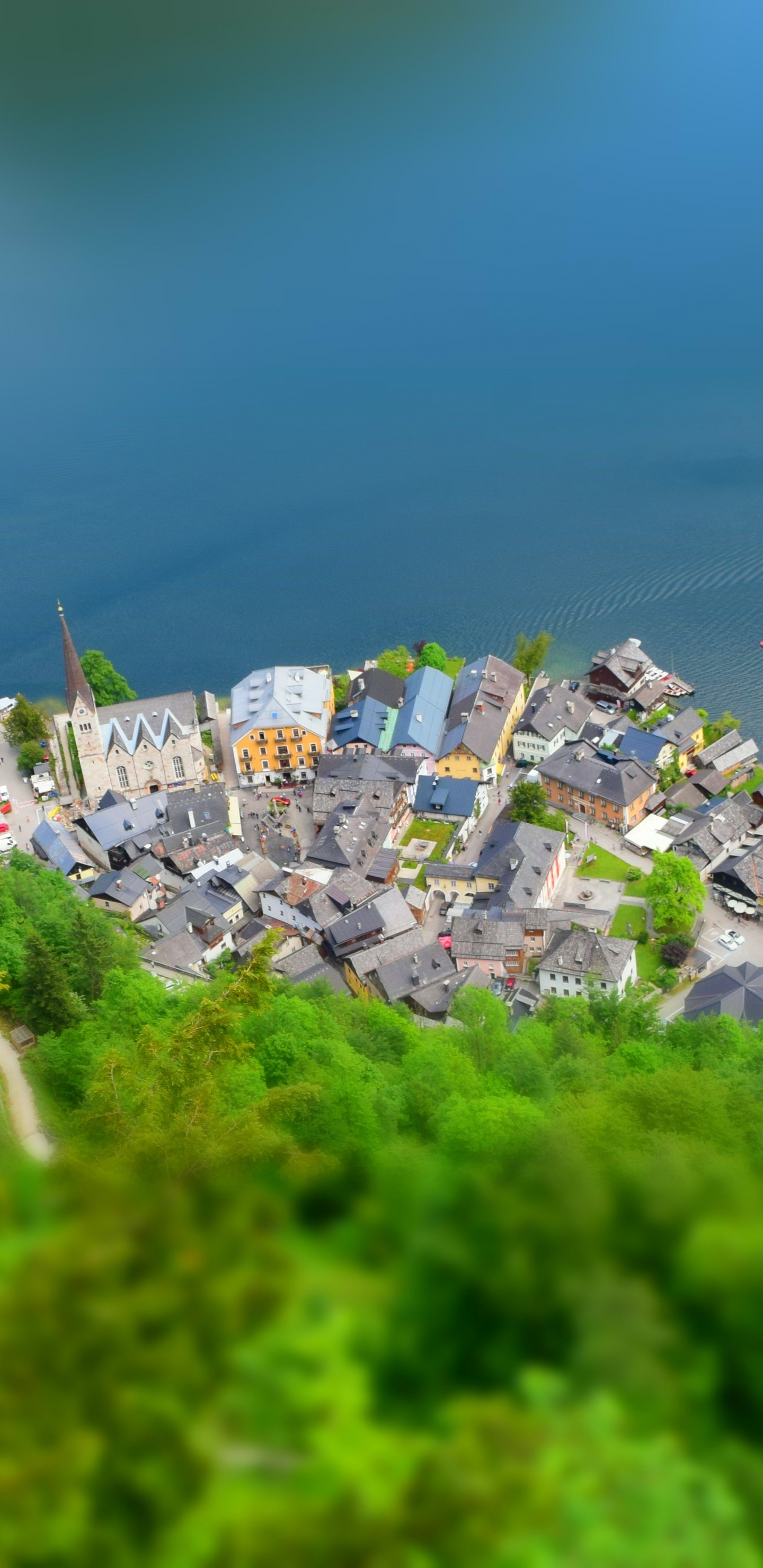 Hallstatt Austria, Altaussee, Upper Austria Salzkammergut, Wasser, Naturlandschaft. Wallpaper in 1440x2960 Resolution