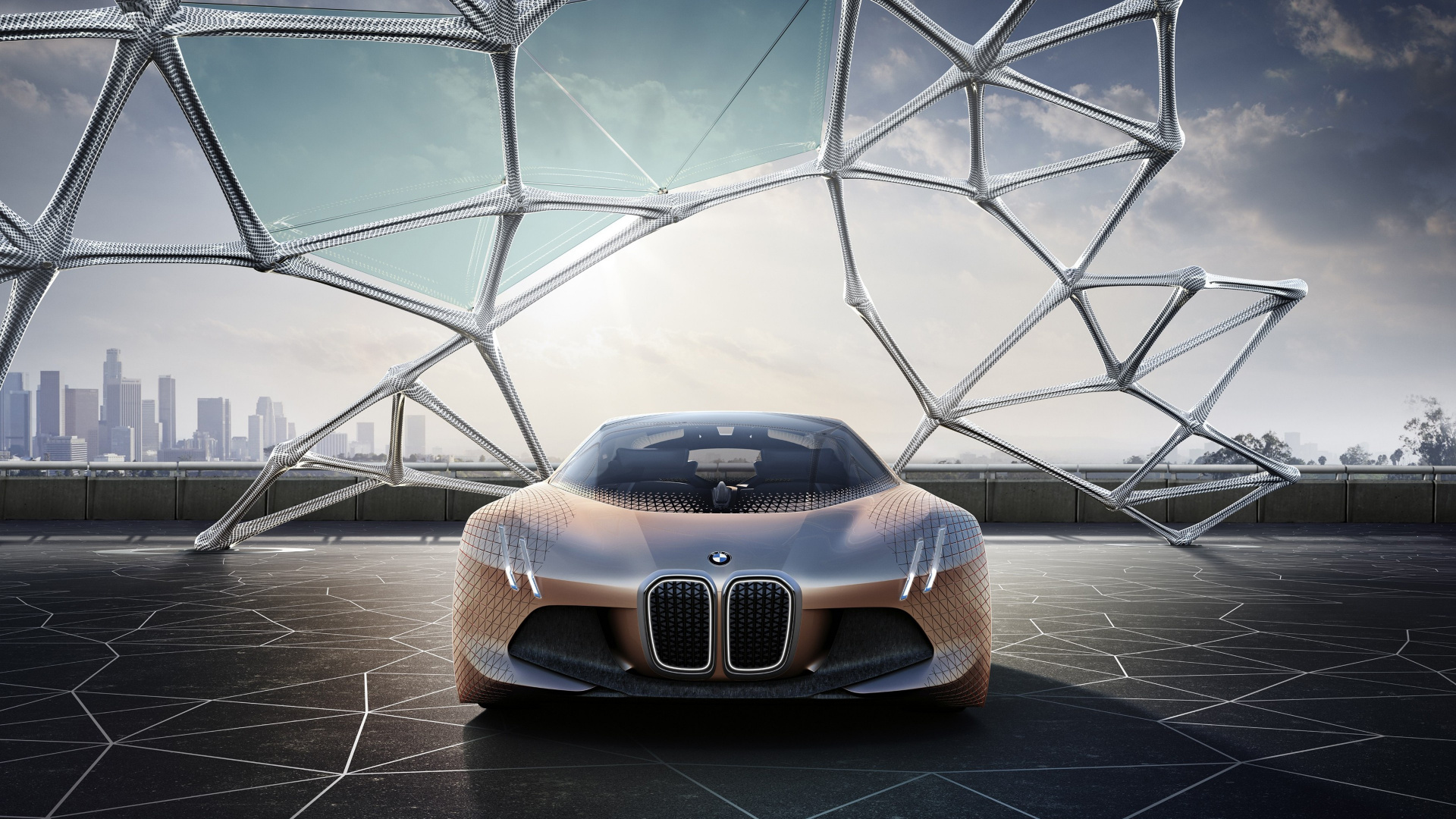 BMW Vision Nächsten 100 Front, BMW Nächste 100, BMW, Car, Bayerische Motoren Werke AG. Wallpaper in 1920x1080 Resolution