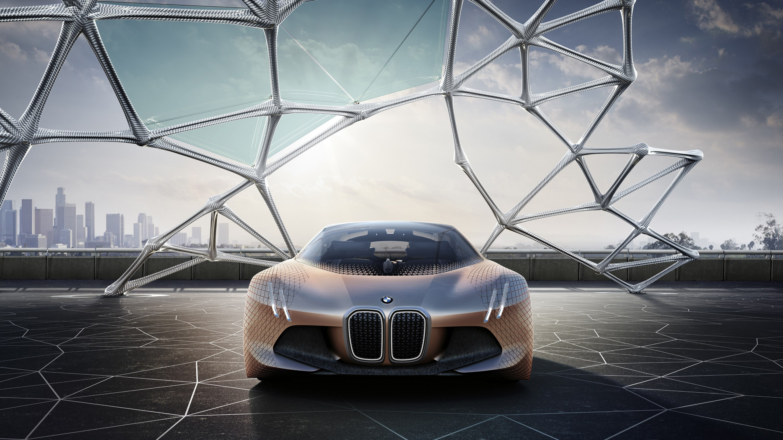 Bmw Vision Next 100 Frente, BMW Next 100, BMW, Coche, Bayerische Motoren Werke AG. Wallpaper in 2560x1440 Resolution