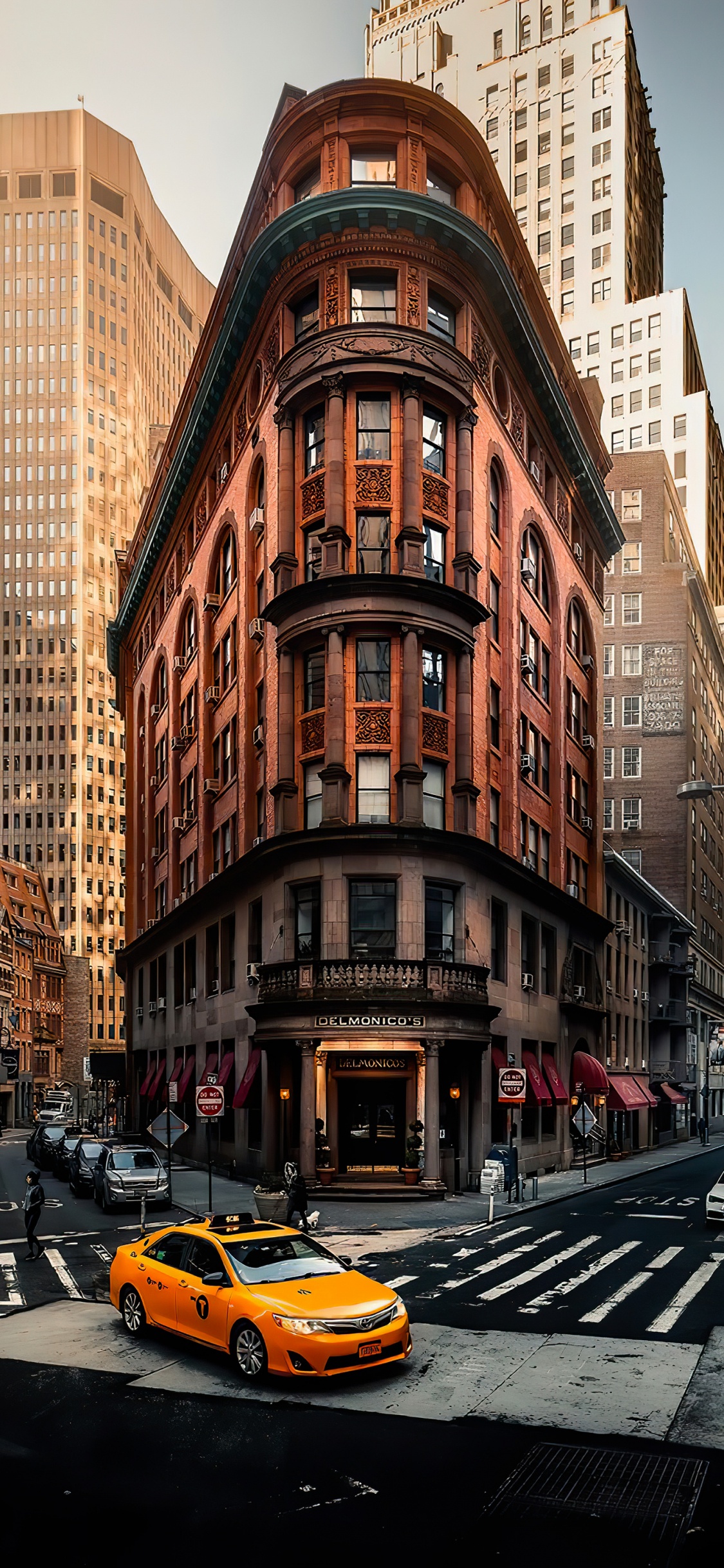 Delmonicos, Coche, Edificio, Neumatico, Ventana. Wallpaper in 1125x2436 Resolution