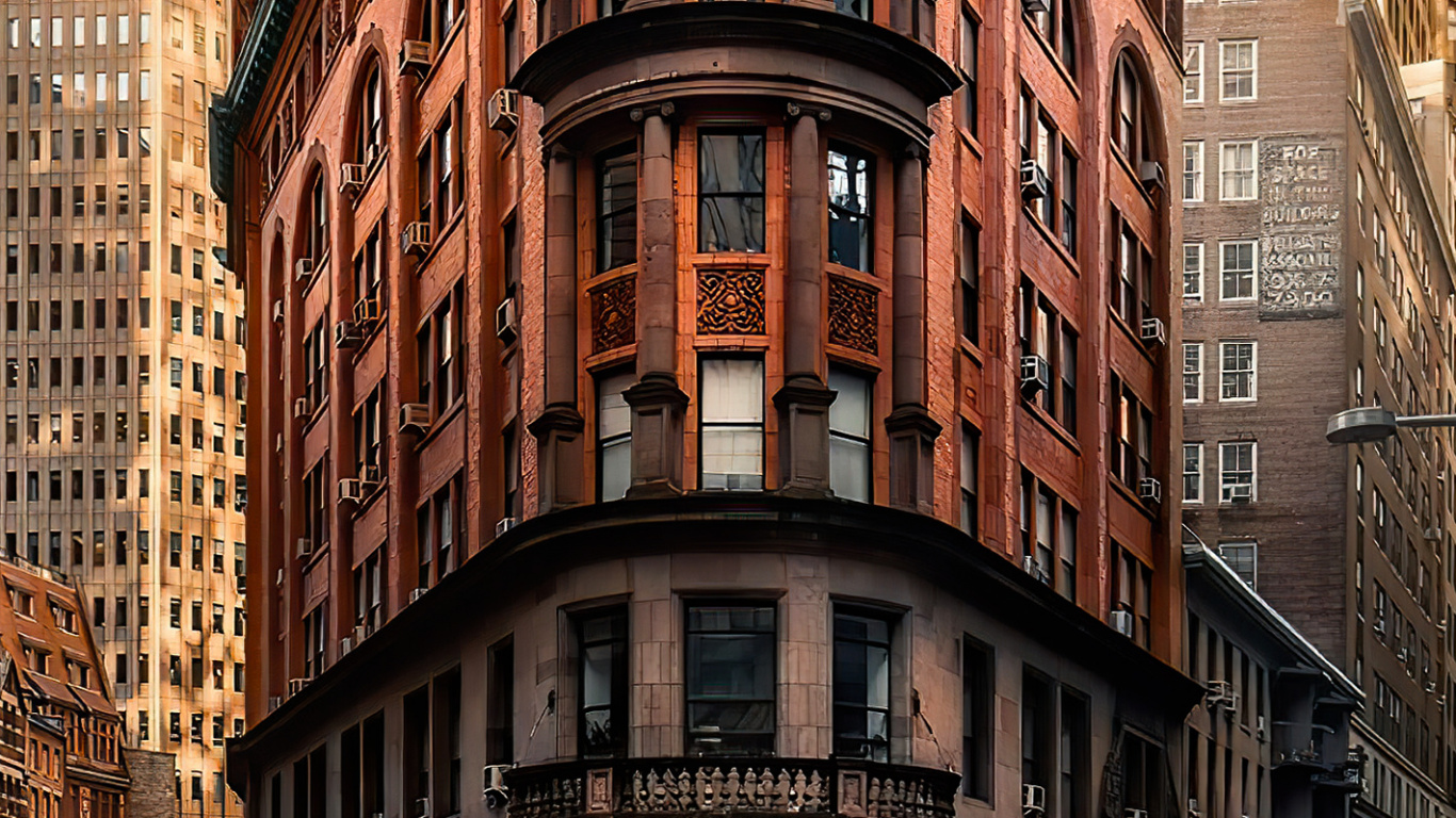 Delmonicos, Coche, Edificio, Neumatico, Ventana. Wallpaper in 1366x768 Resolution