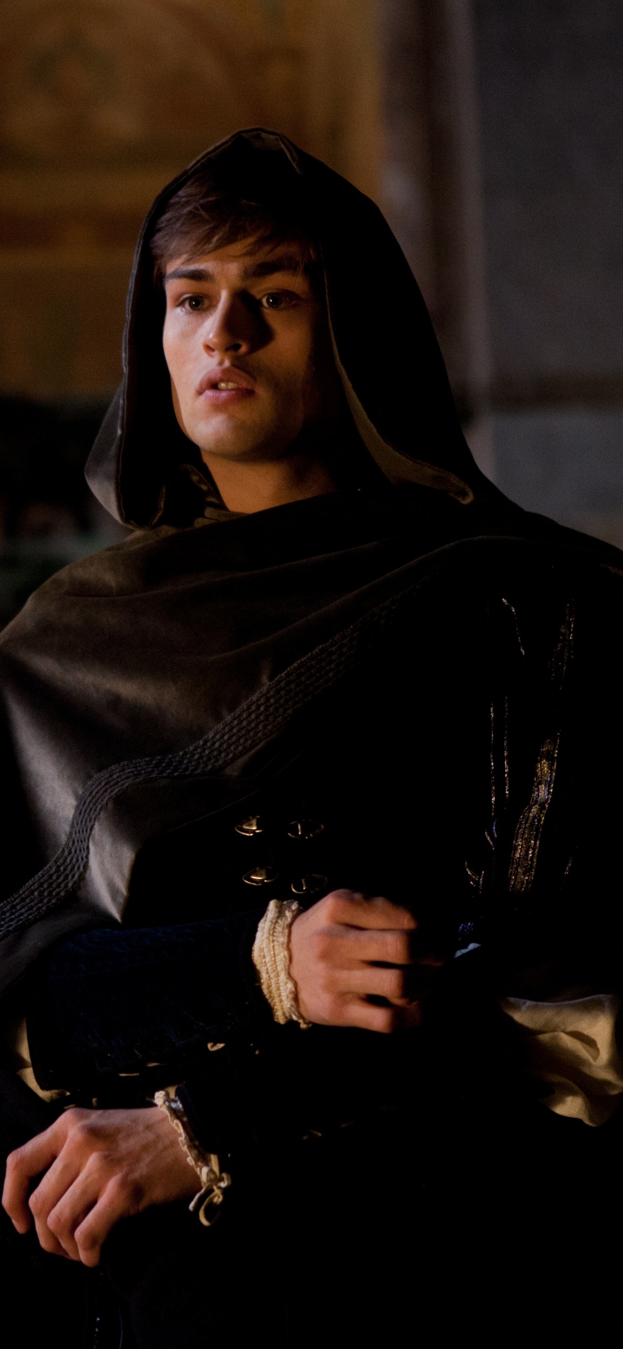 Woman in Black Hijab Standing. Wallpaper in 1242x2688 Resolution